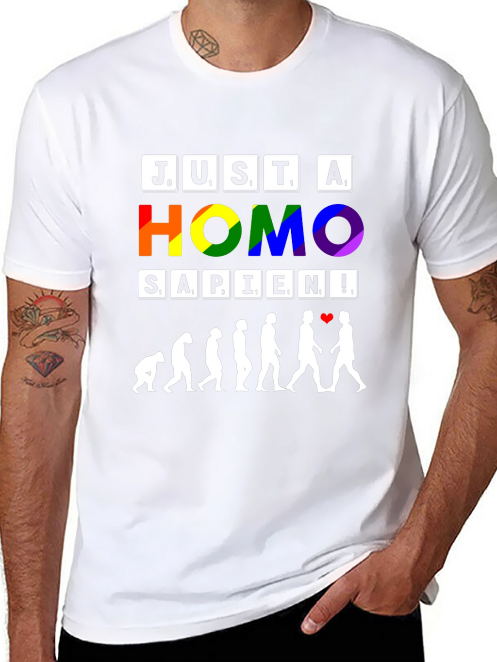 Just a Homo Sapien Pride T-Shirt