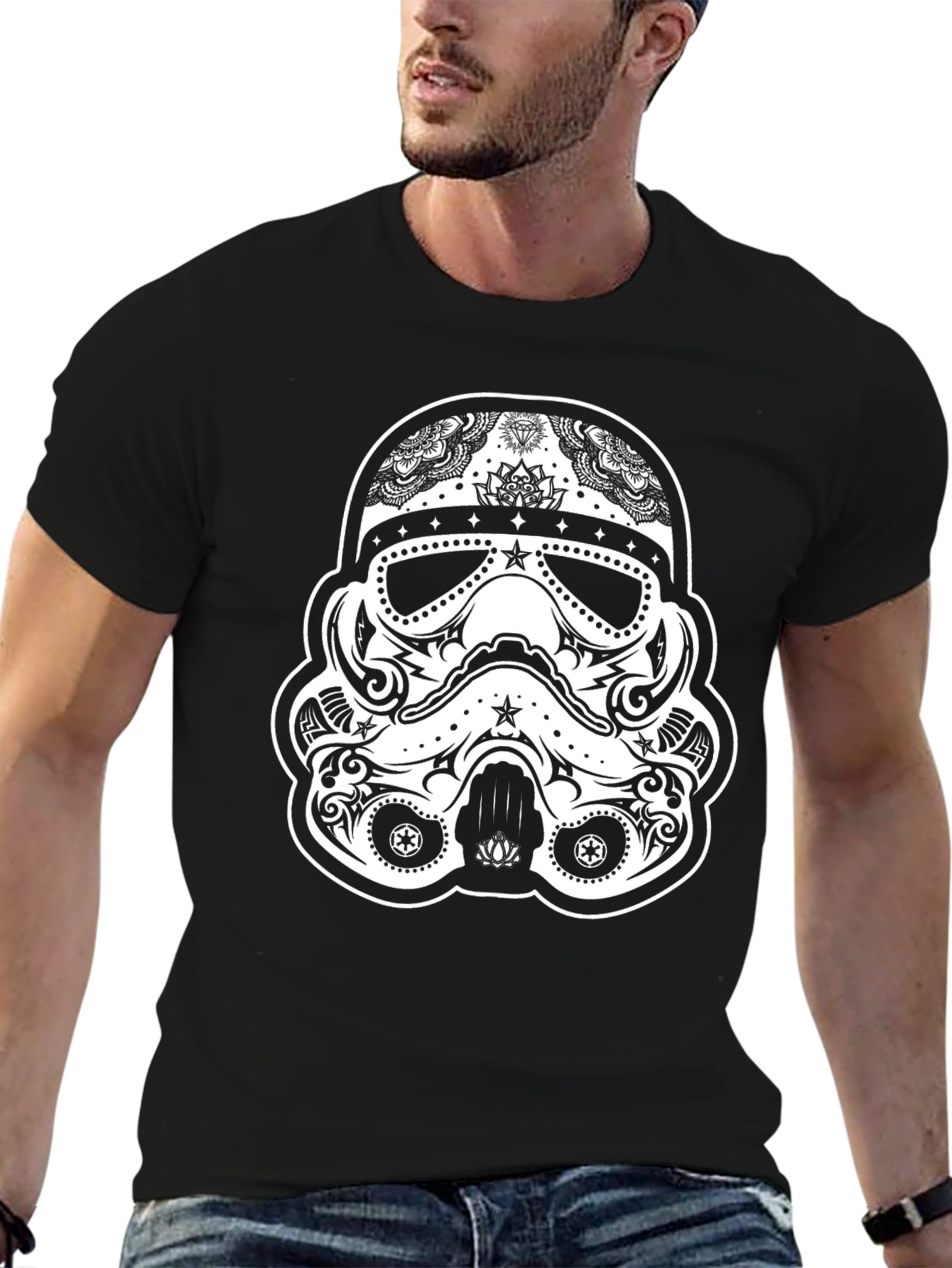 Stormtrooper Sugar Skull Graphic Tee
