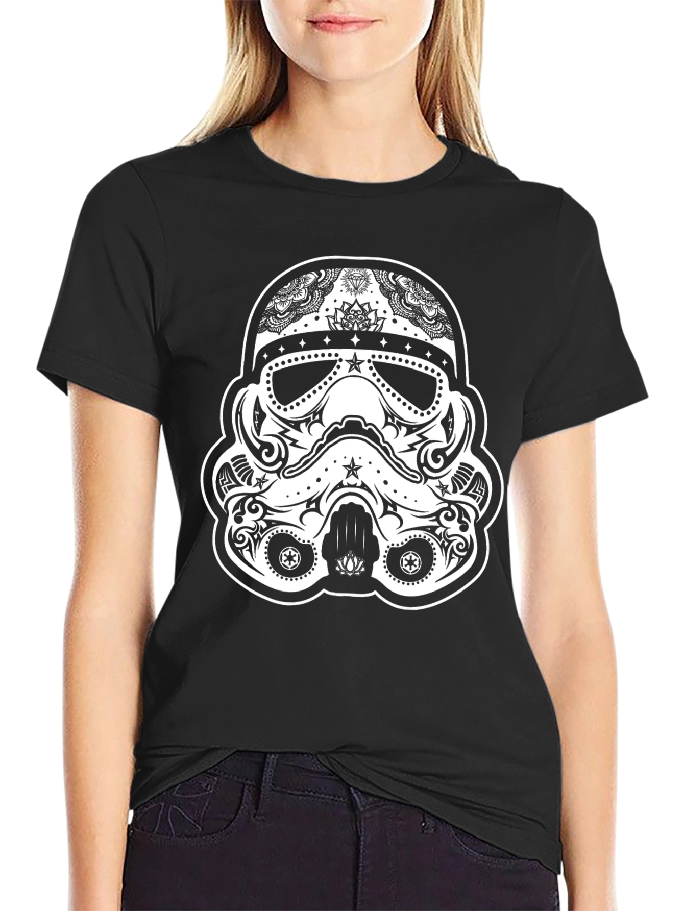 Stormtrooper Sugar Skull Graphic Tee
