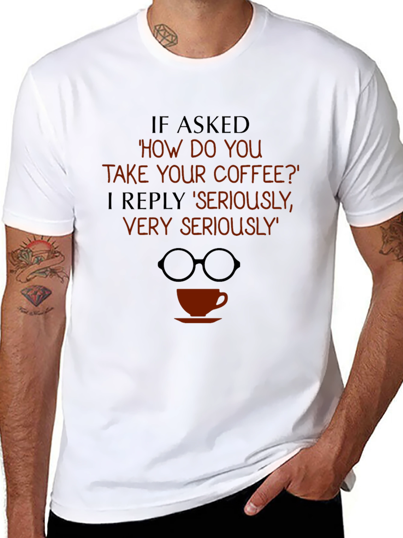 Coffee Lover T-Shirt Funny Graphic Tee