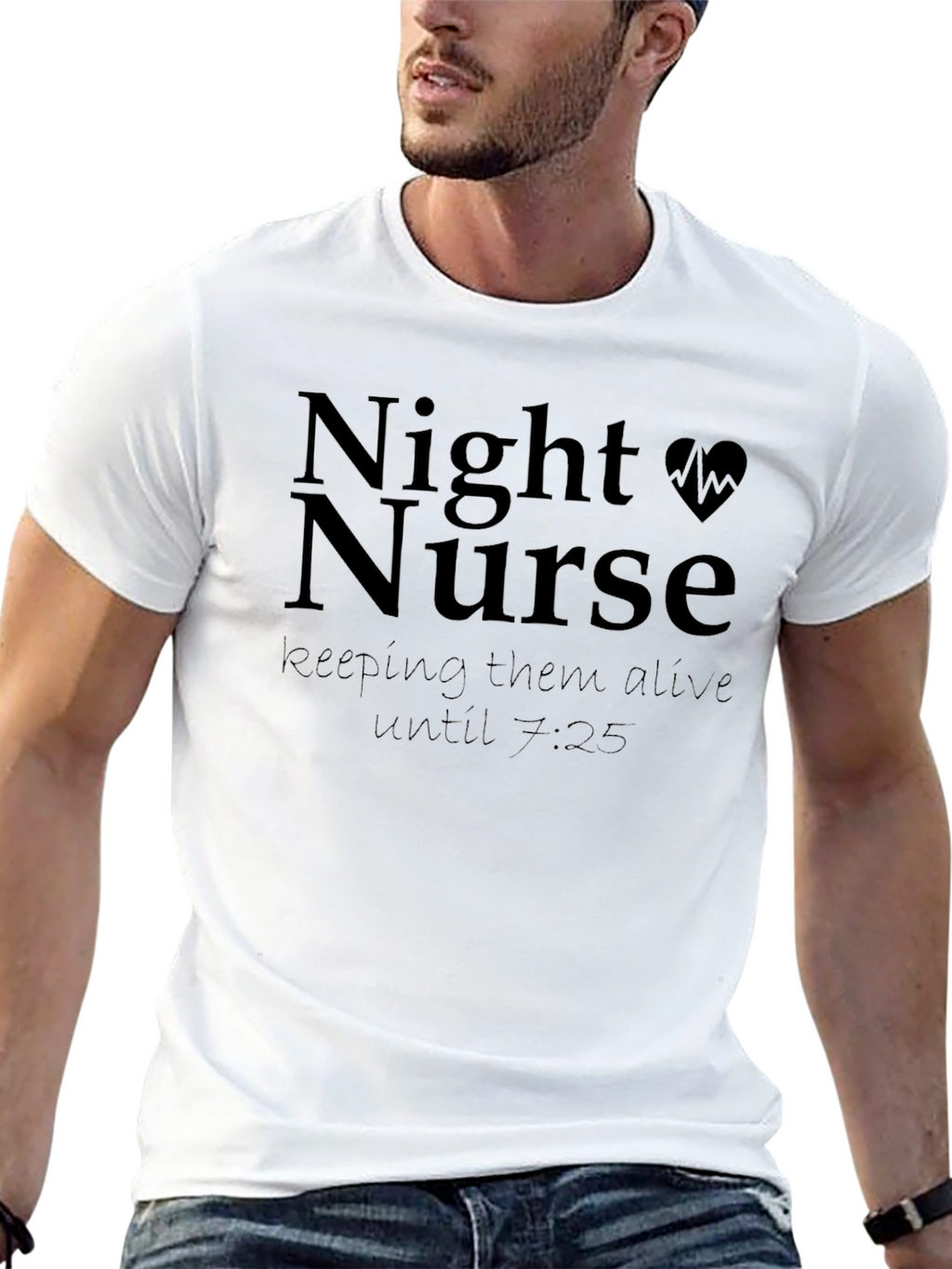 Night Nurse Funny Graphic T-Shirt