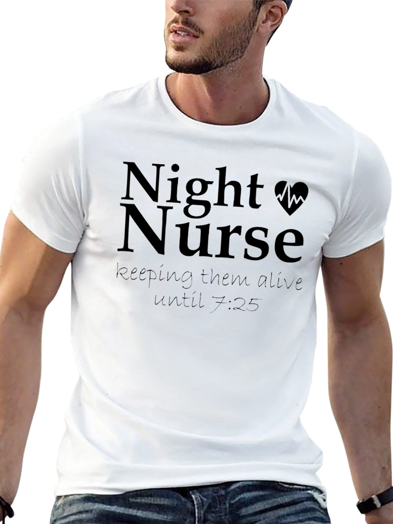 Night Nurse Funny Graphic T-Shirt