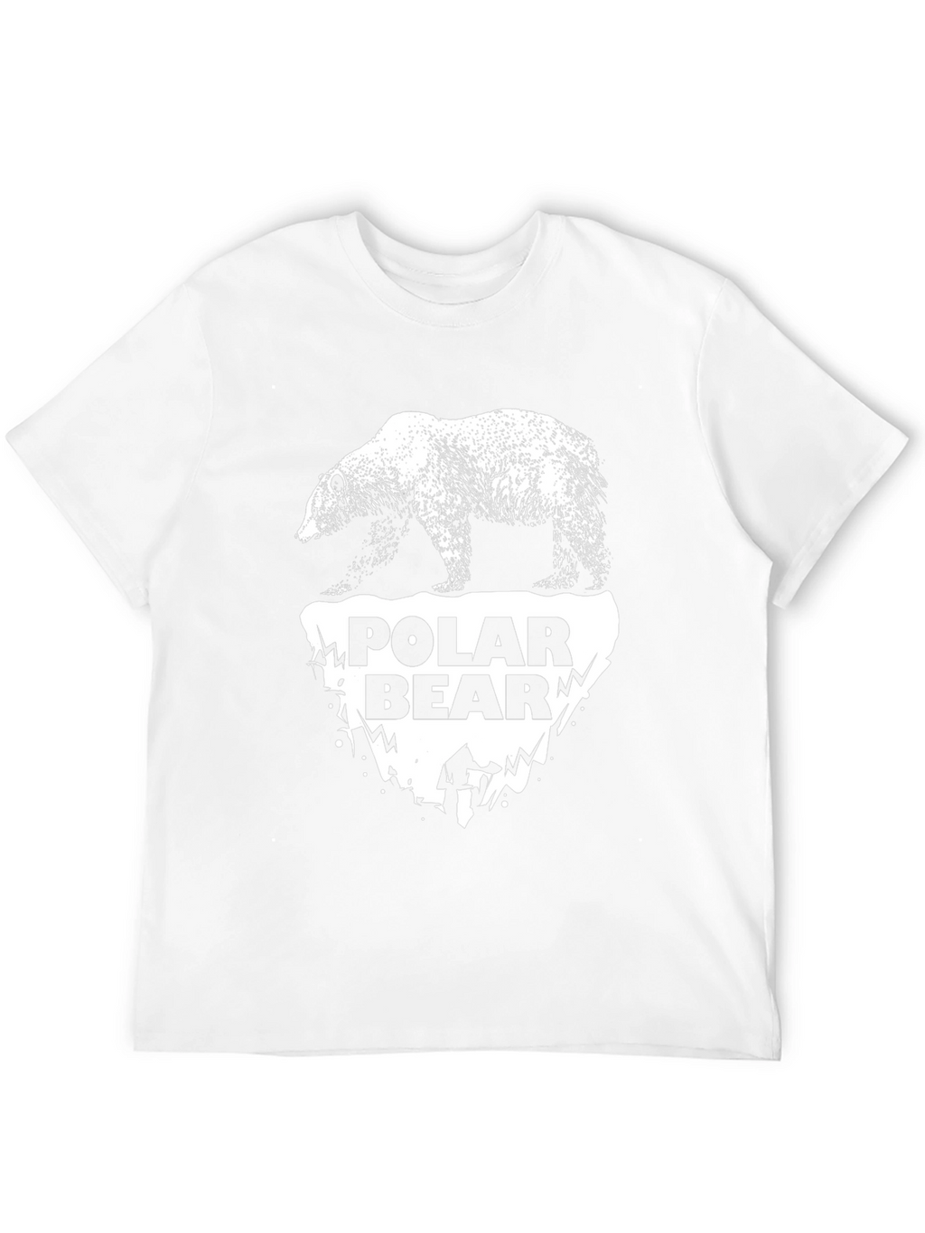 Polar Bear Graphic Tee - Black T-Shirt