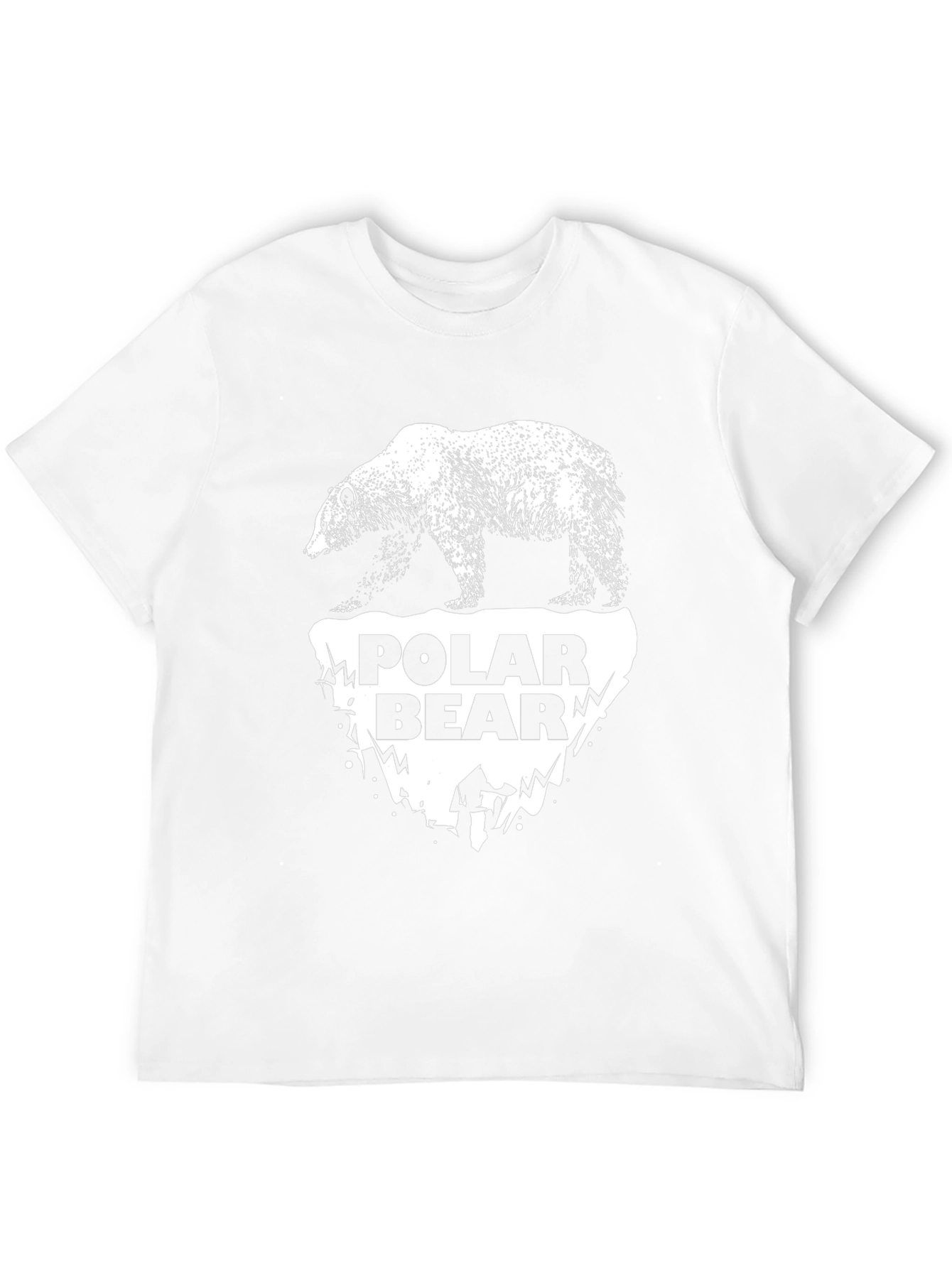 Polar Bear Graphic Tee - Black T-Shirt