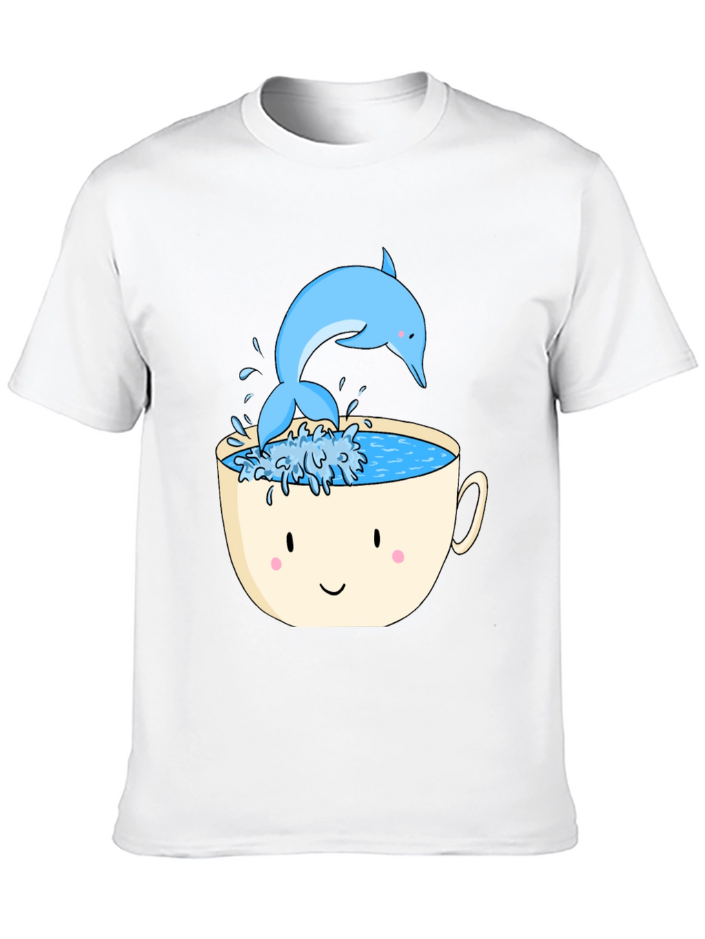 Dolphin Tea Cup Graphic Tee