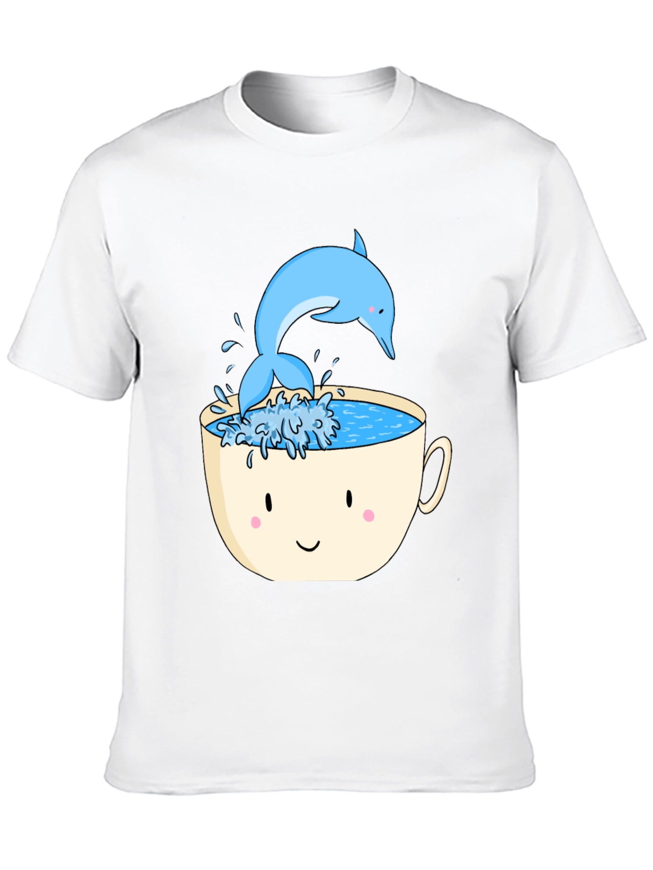Dolphin Tea Cup Graphic Tee