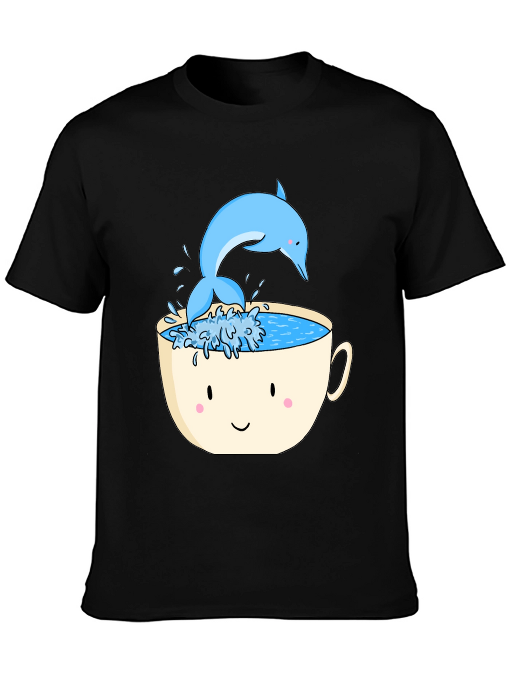 Dolphin Tea Cup Graphic Tee