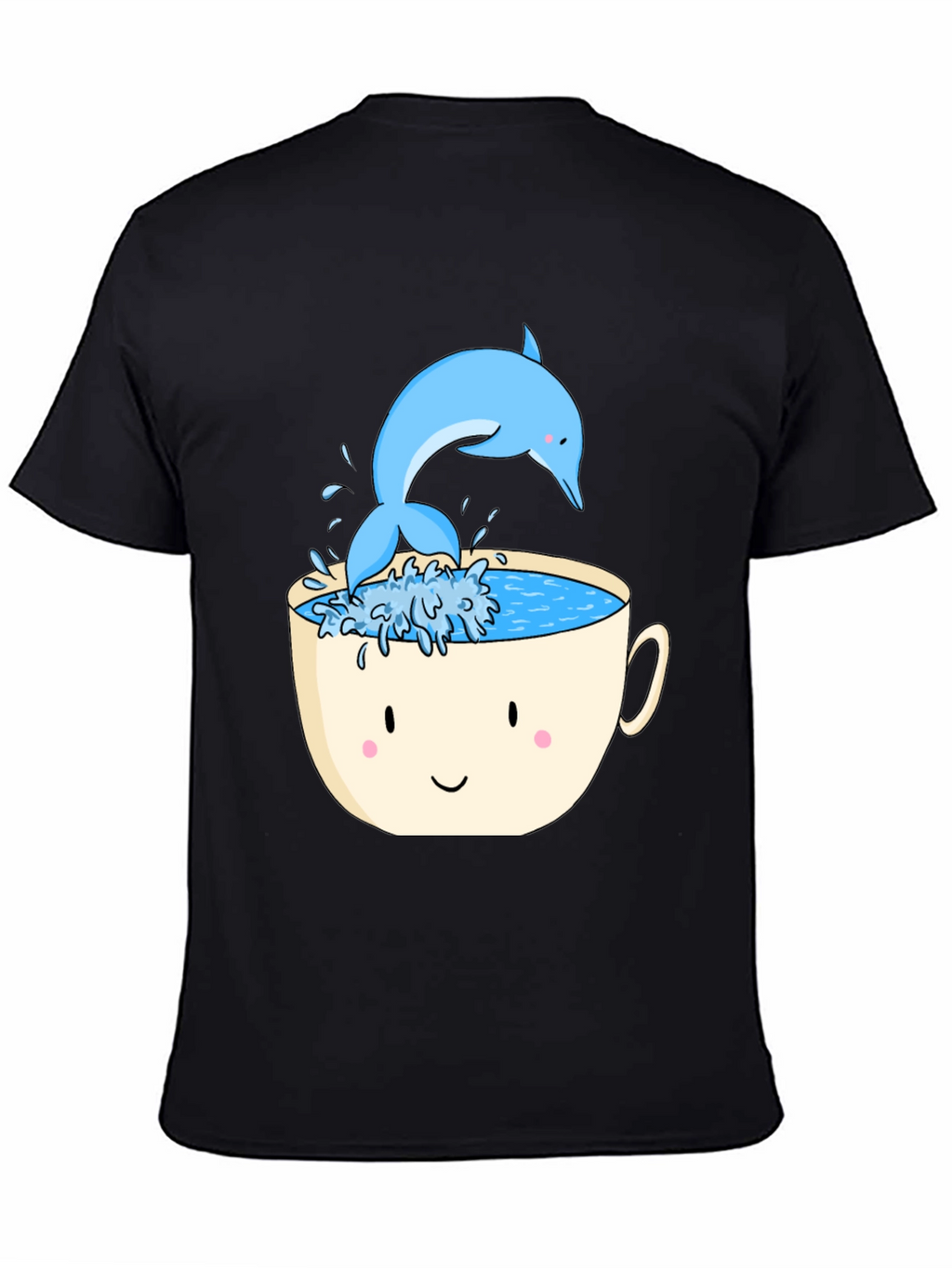 Dolphin Tea Cup Graphic Tee