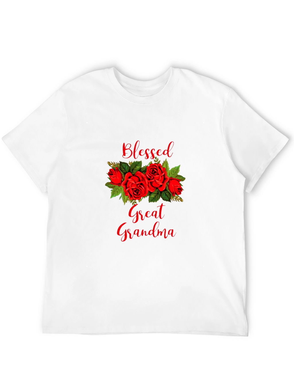 Blessed Great Grandma Rose Graphic Tee
