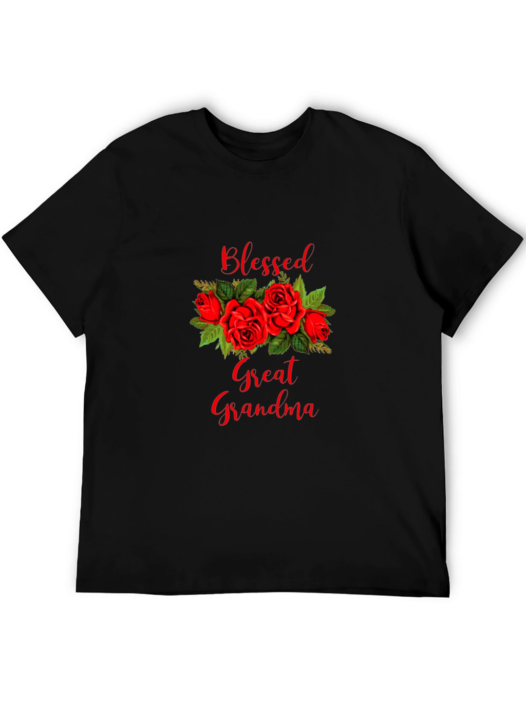 Blessed Great Grandma Rose Graphic Tee