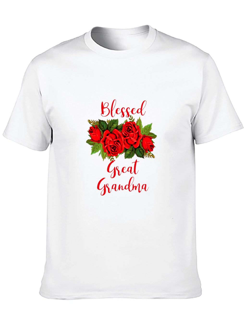Blessed Great Grandma Rose Graphic Tee