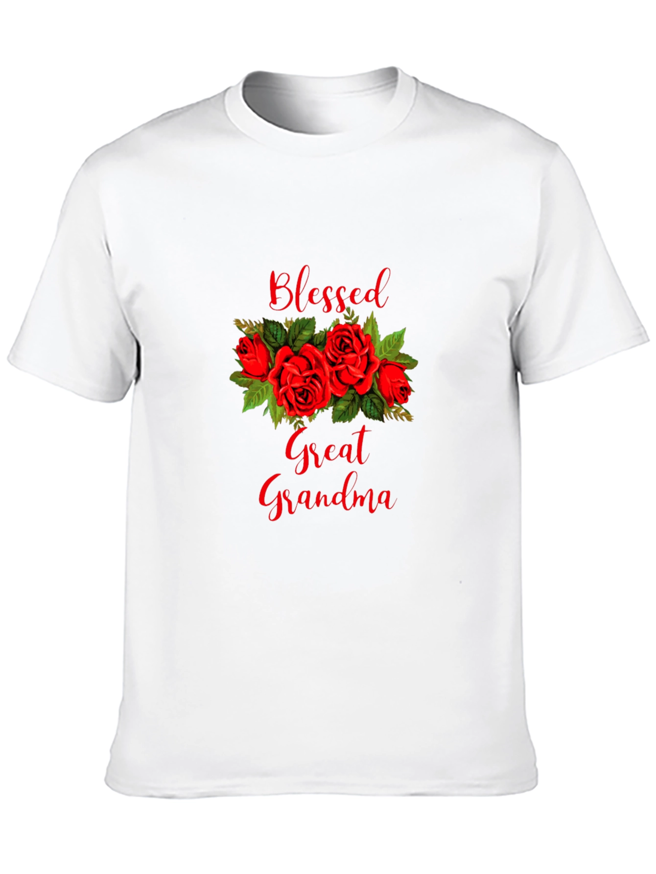 Blessed Great Grandma Rose Graphic Tee