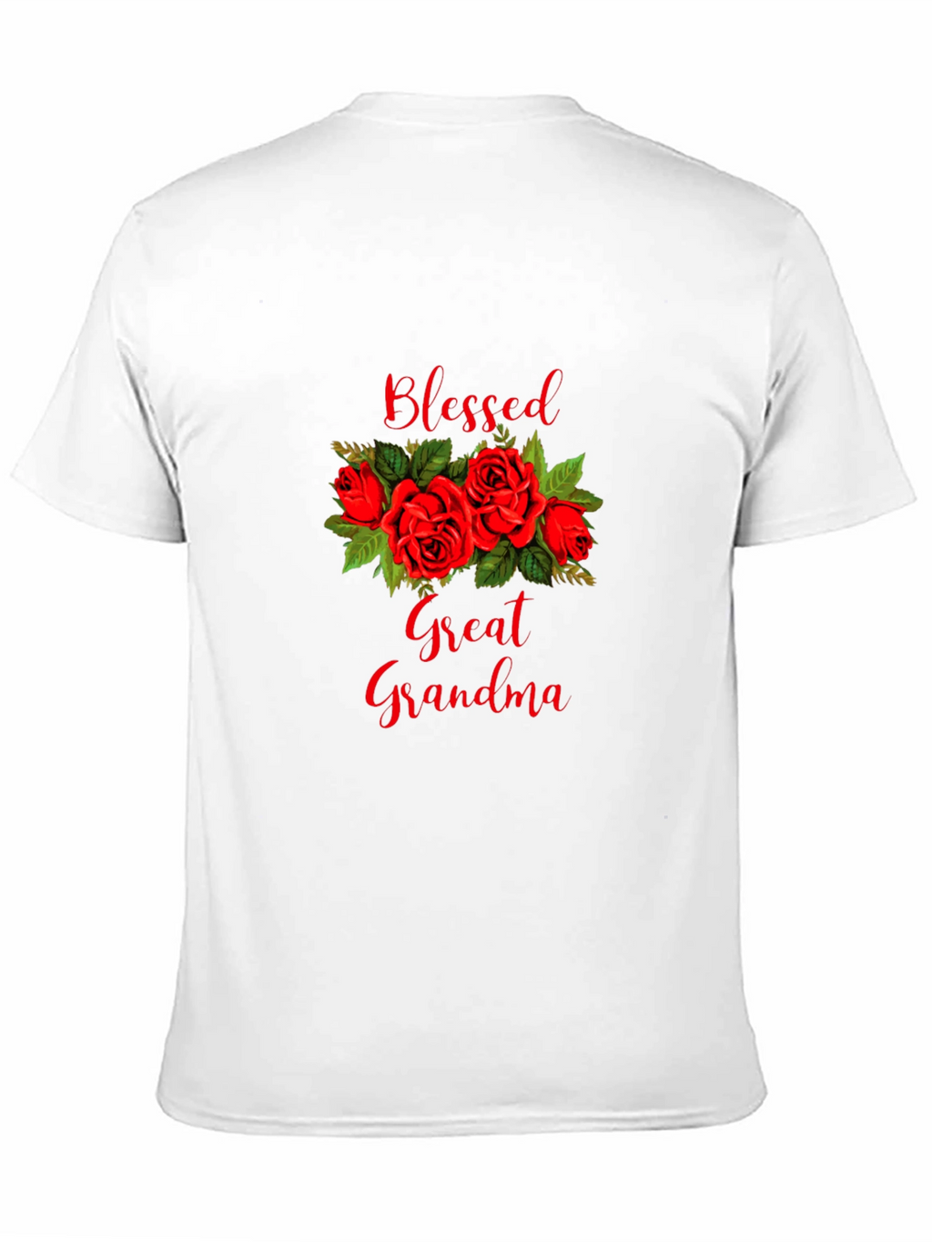 Blessed Great Grandma Rose Graphic Tee