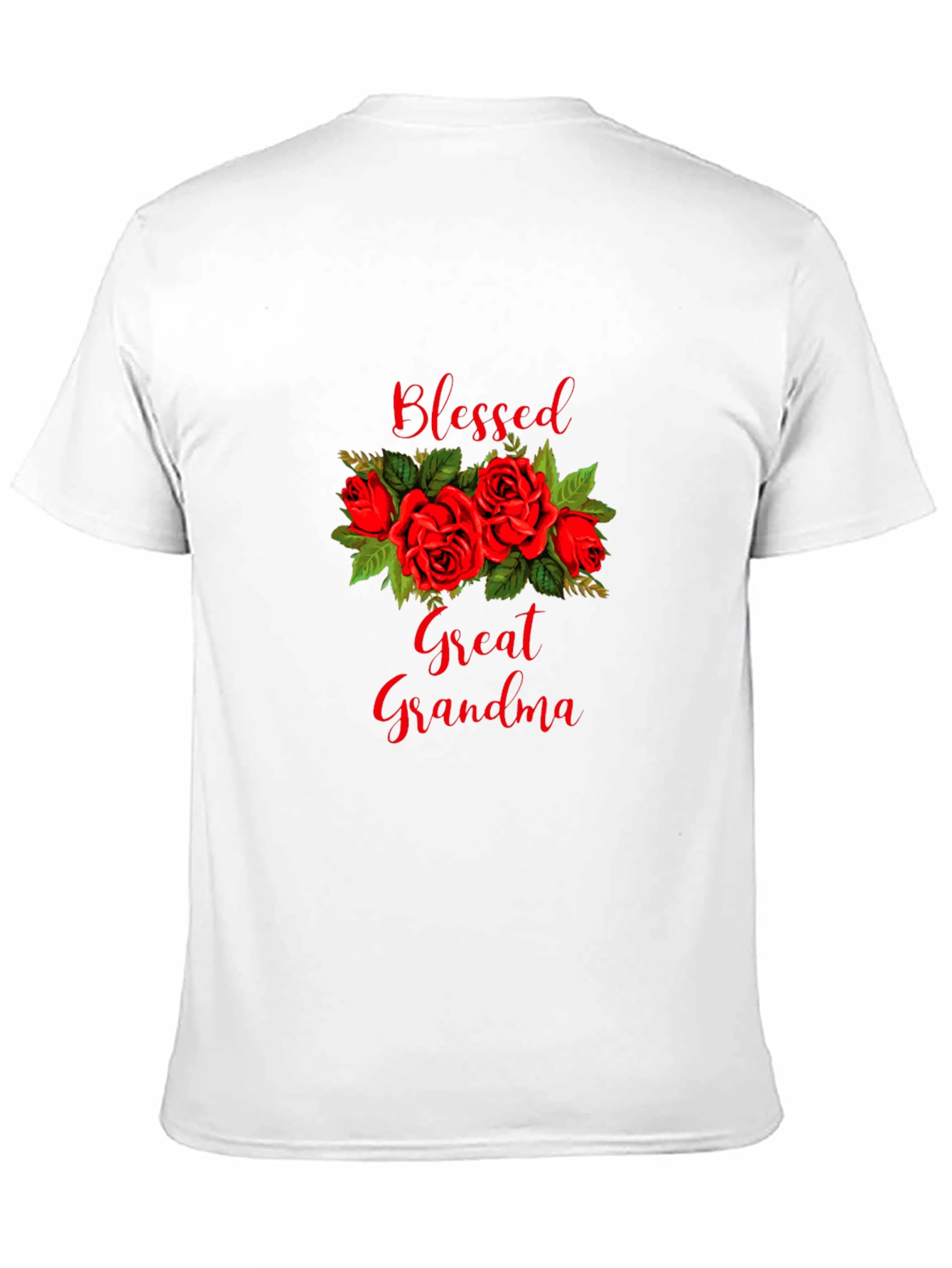Blessed Great Grandma Rose Graphic Tee
