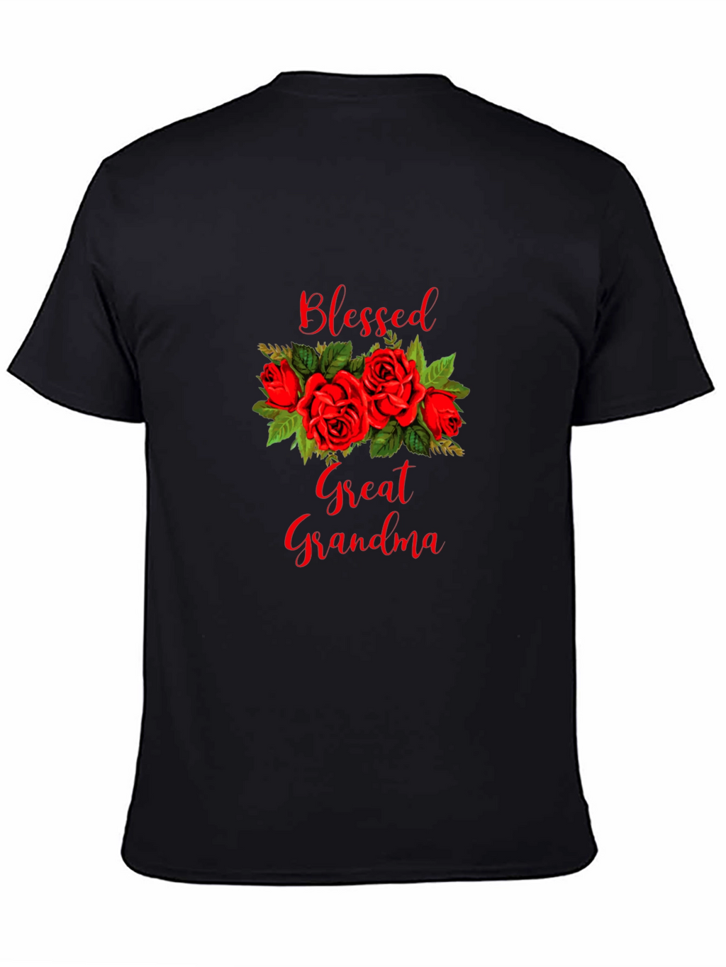 Blessed Great Grandma Rose Graphic Tee