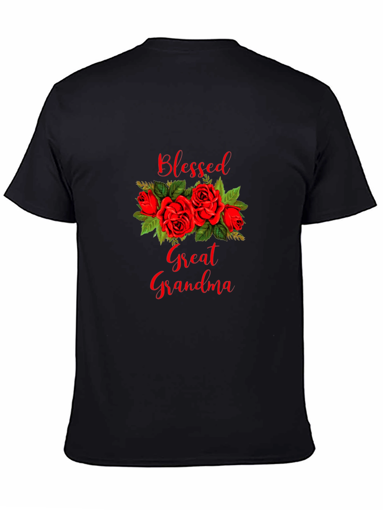 Blessed Great Grandma Rose Graphic Tee