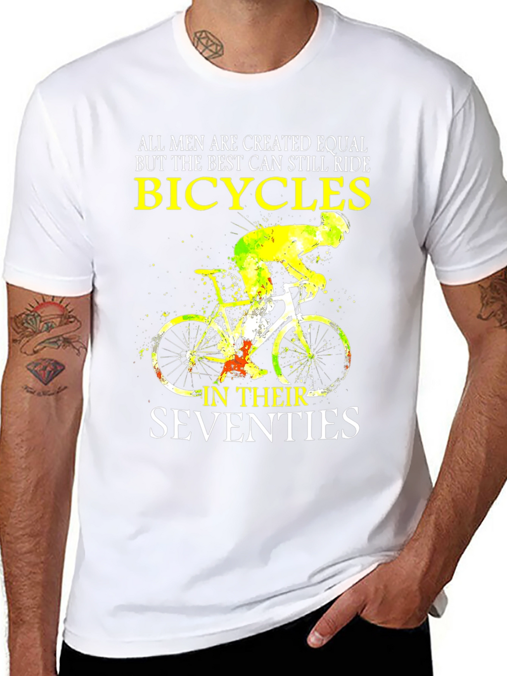 Bicycles Seventies Mens Graphic Tee