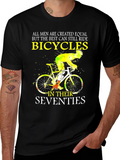 Bicycles Seventies Mens Graphic Tee