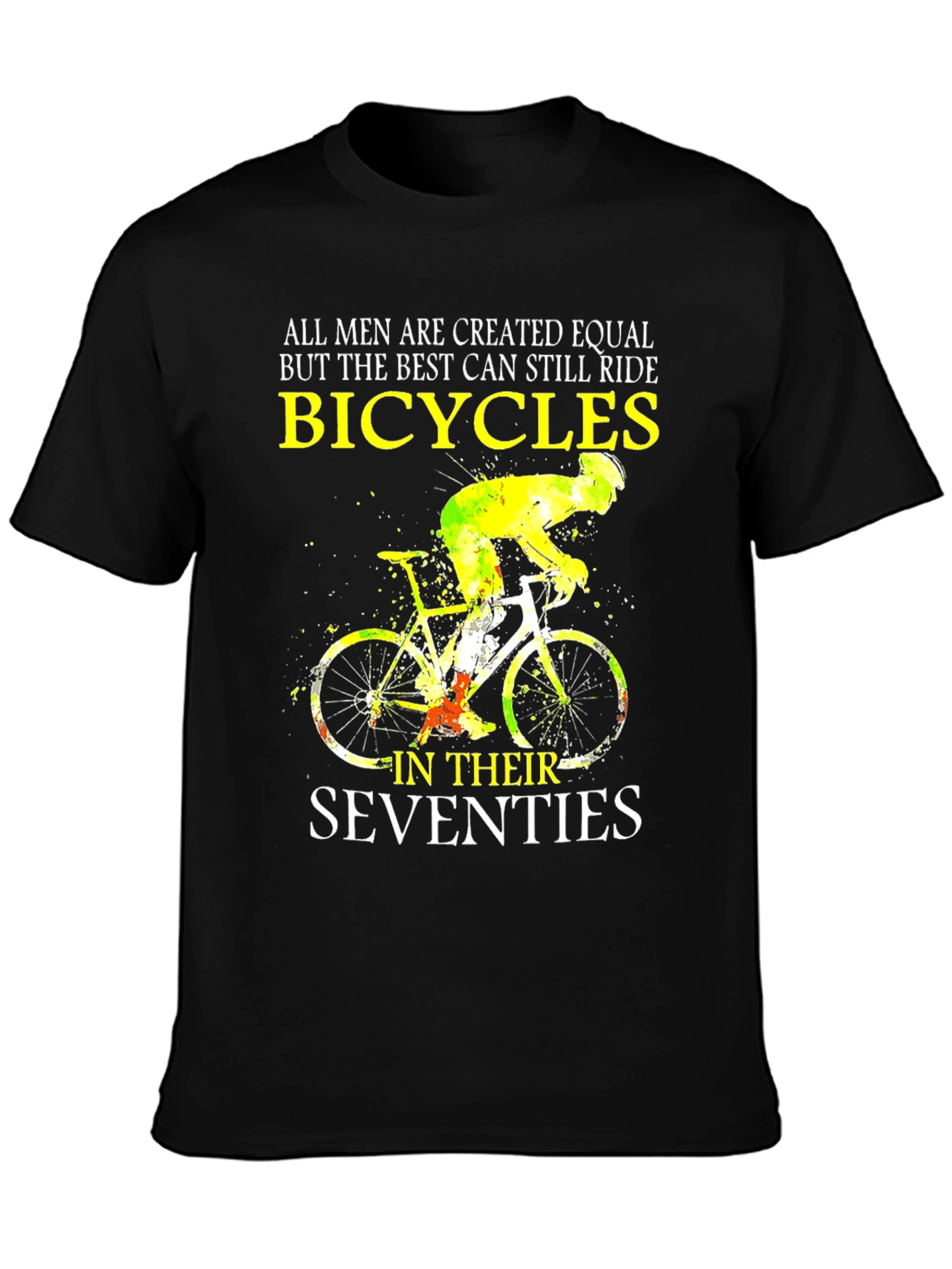 Bicycles Seventies Mens Graphic Tee