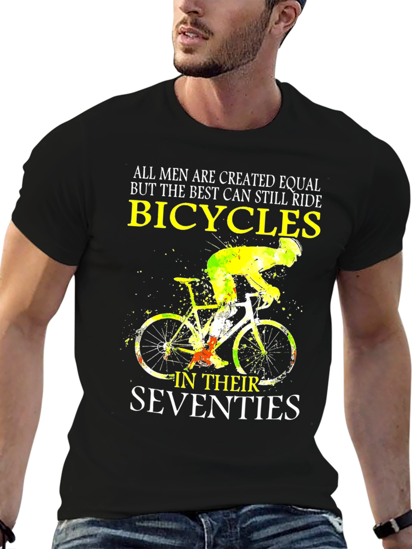 Bicycles Seventies Mens Graphic Tee