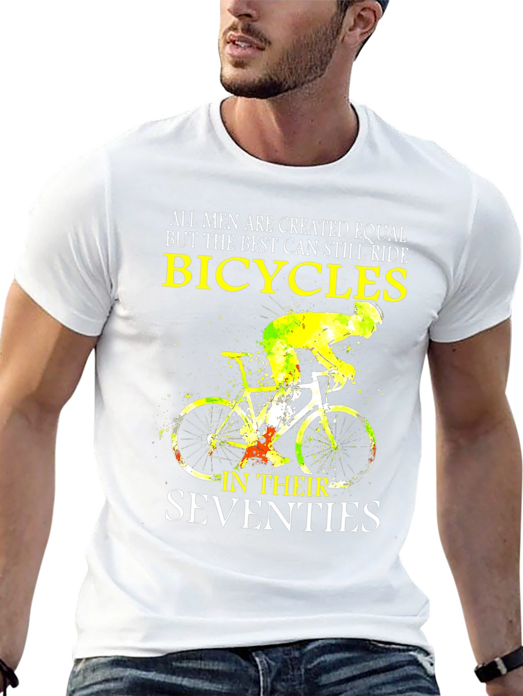 Bicycles Seventies Mens Graphic Tee
