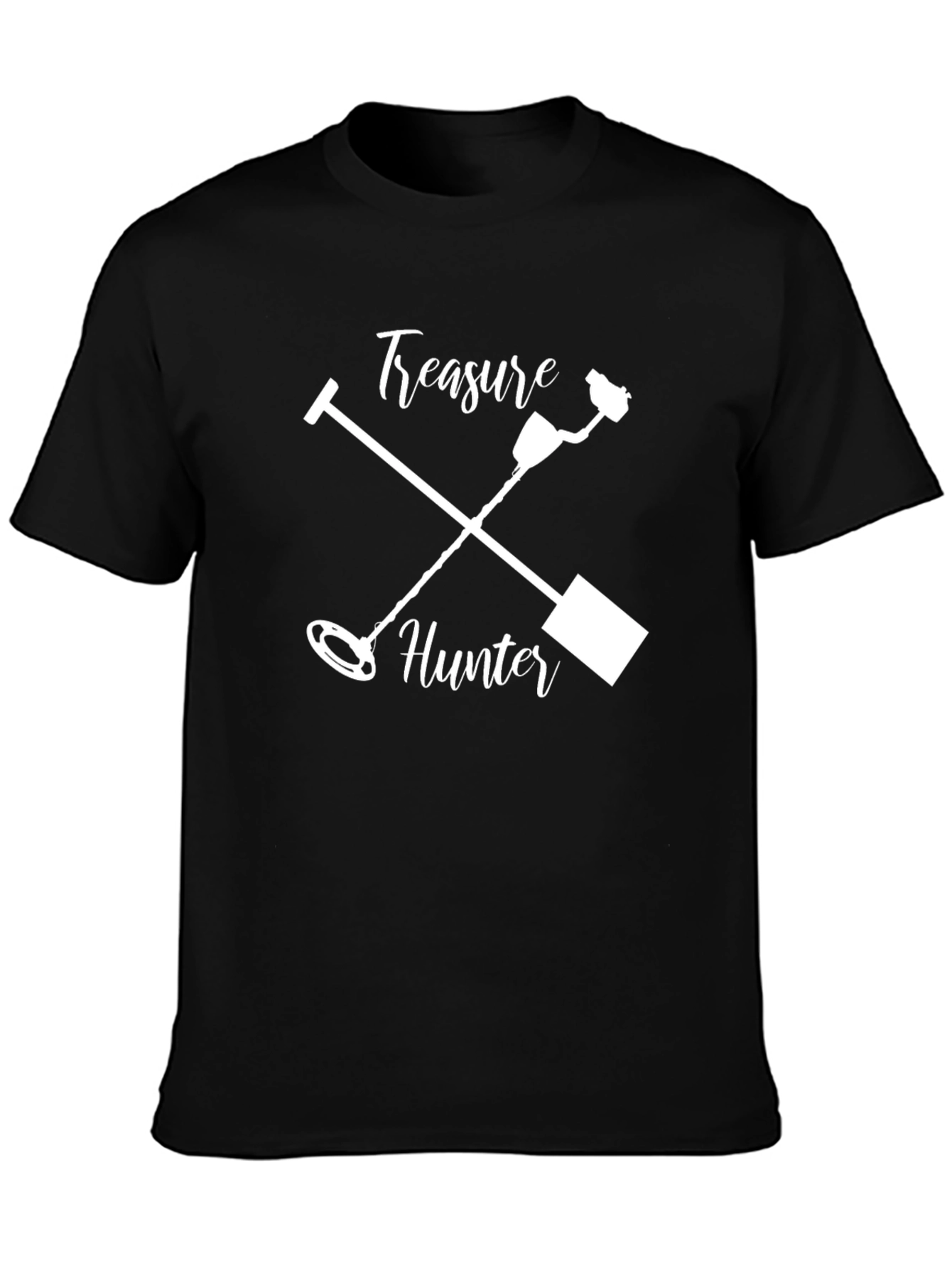Treasure Hunter Graphic Tee - Metal Detecting Hobby T-Shirt