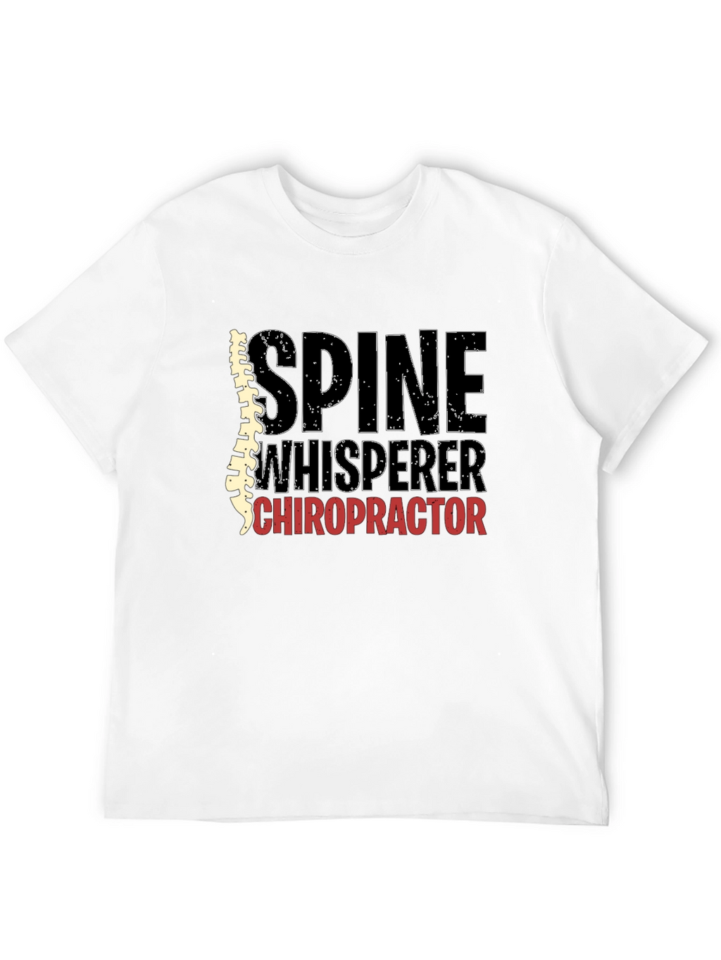 Spine Whisperer Chiropractor T-Shirt - Black