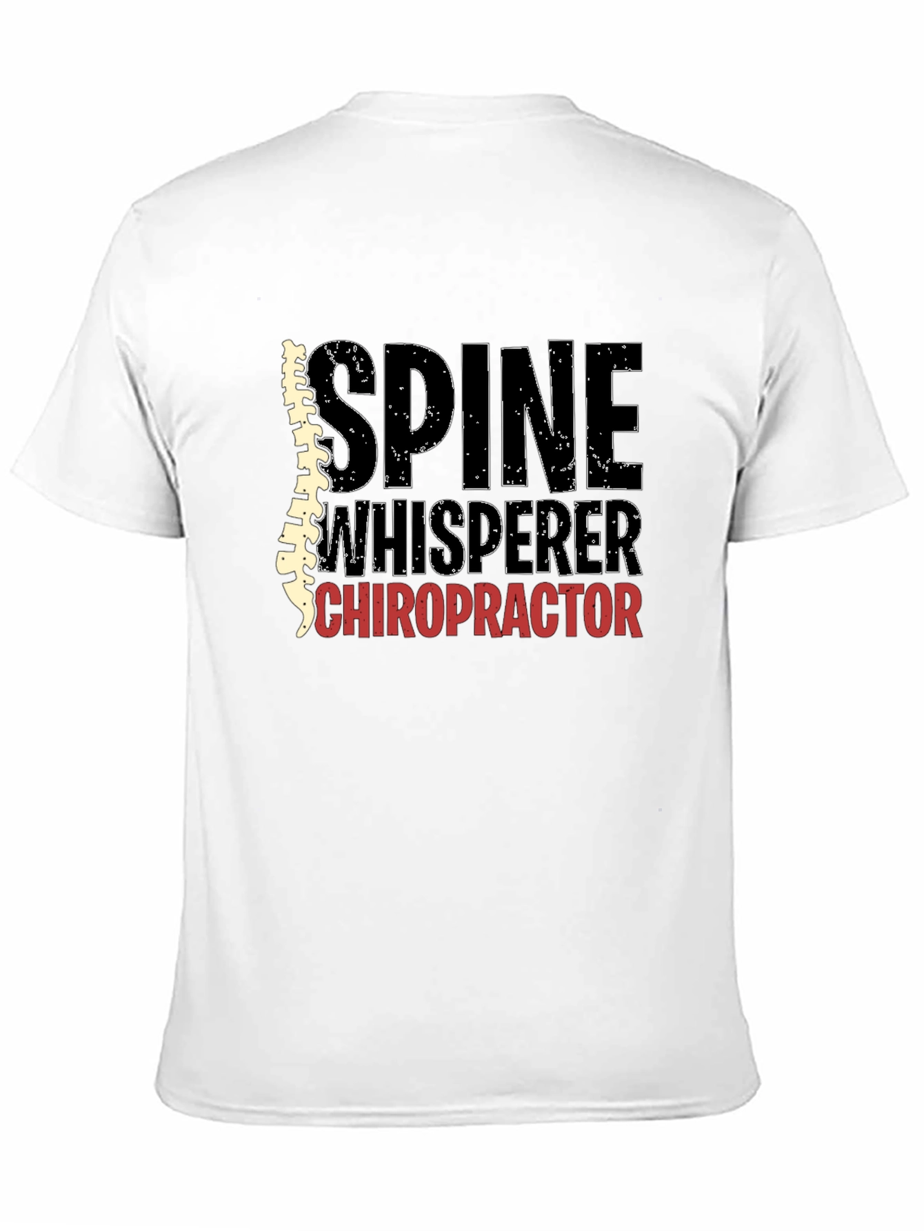 Spine Whisperer Chiropractor T-Shirt - Black