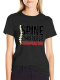 Spine Whisperer Chiropractor T-Shirt - Black