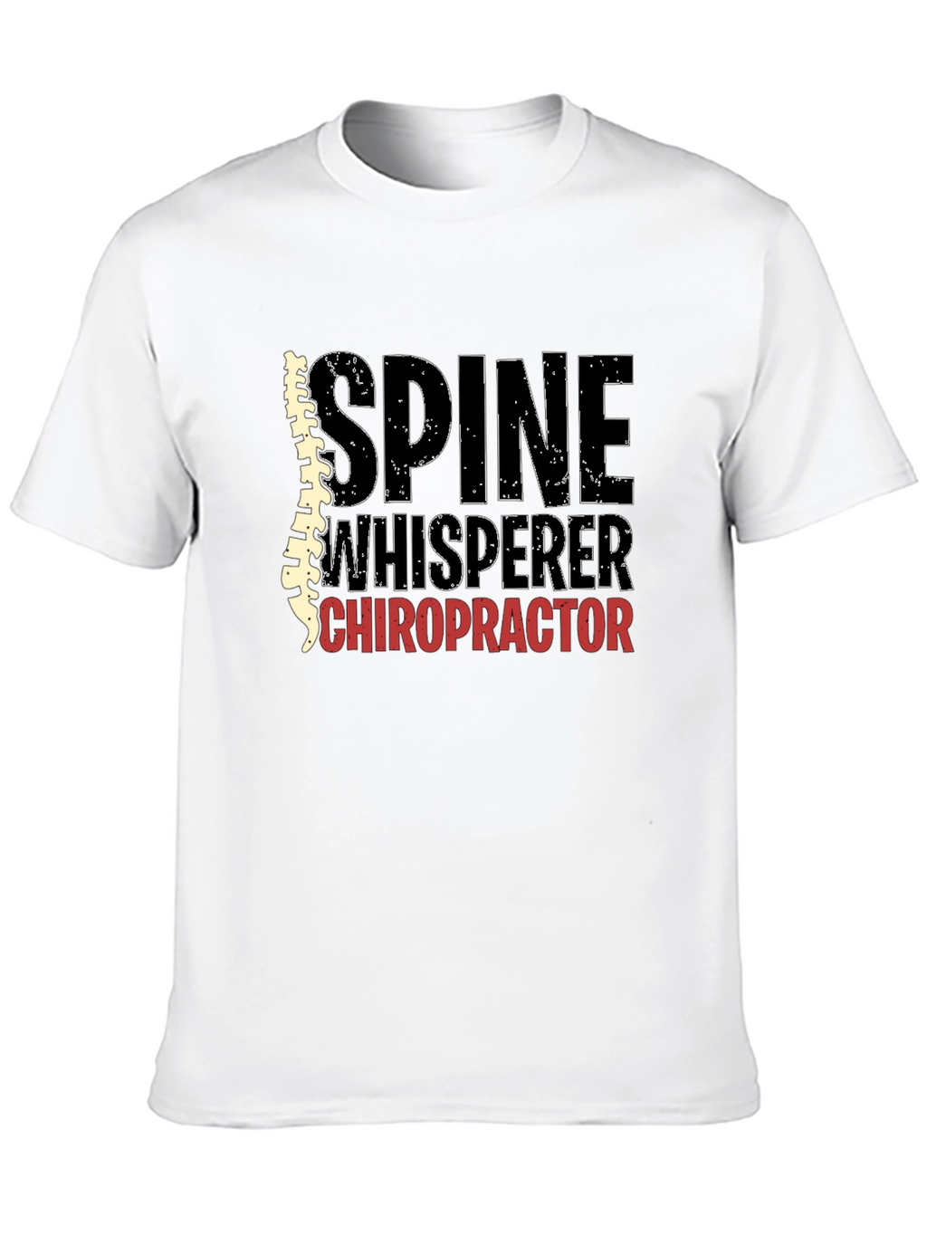 Spine Whisperer Chiropractor T-Shirt - Black