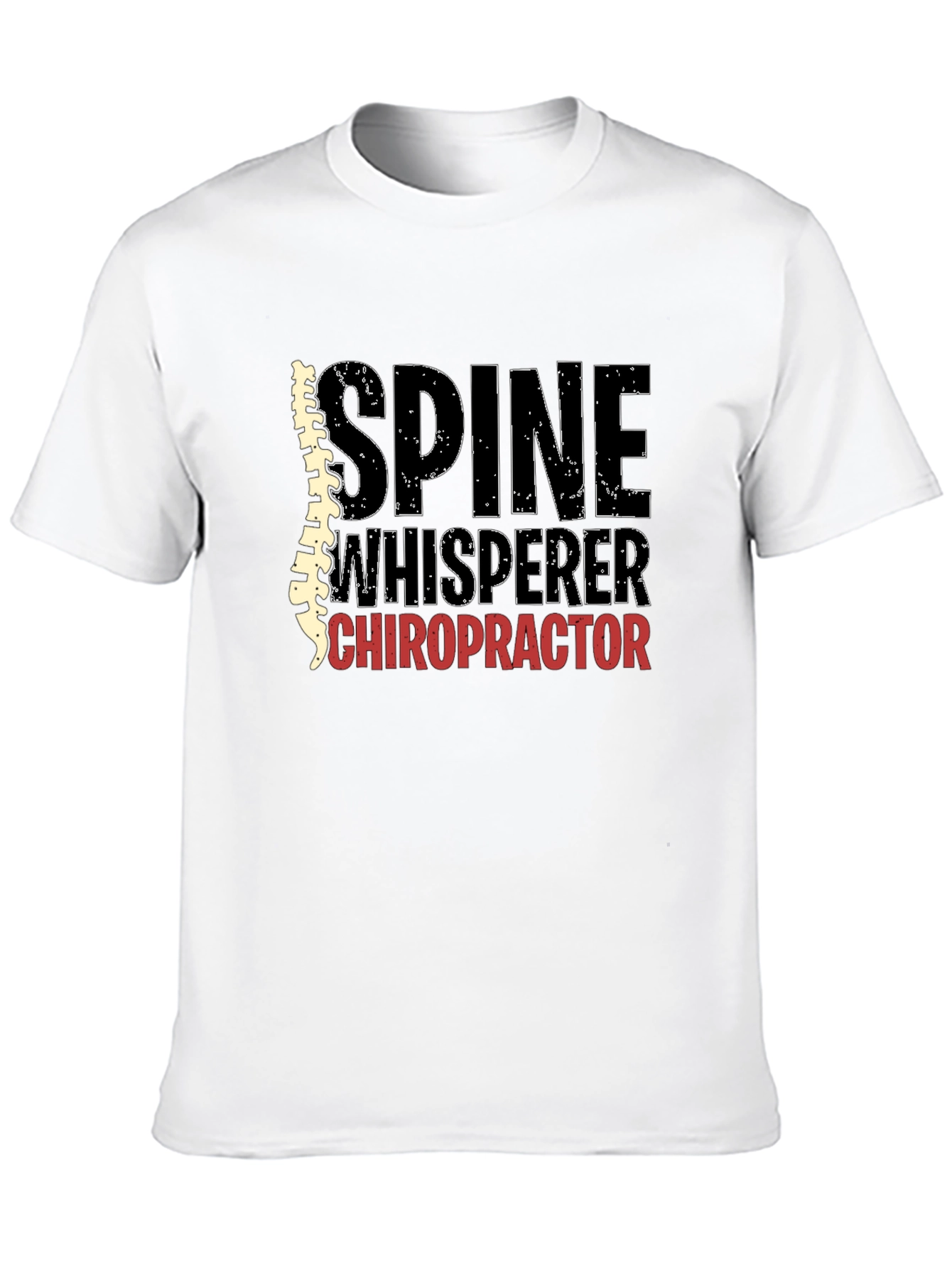 Spine Whisperer Chiropractor T-Shirt - Black