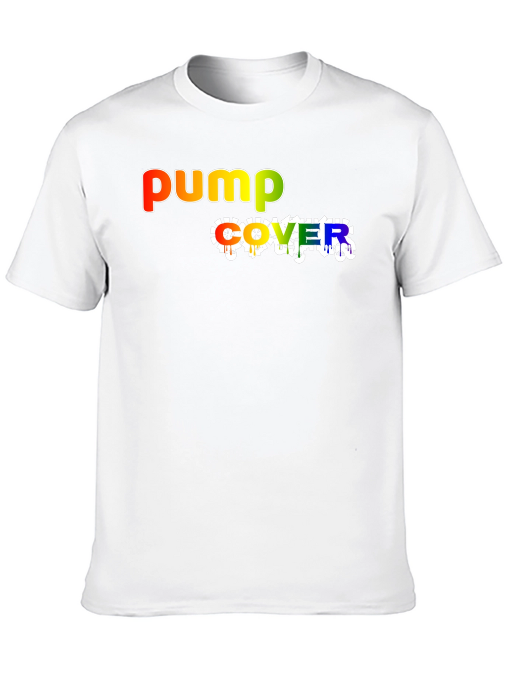 Pump Cover T-Shirt - Rainbow Graphic Tee