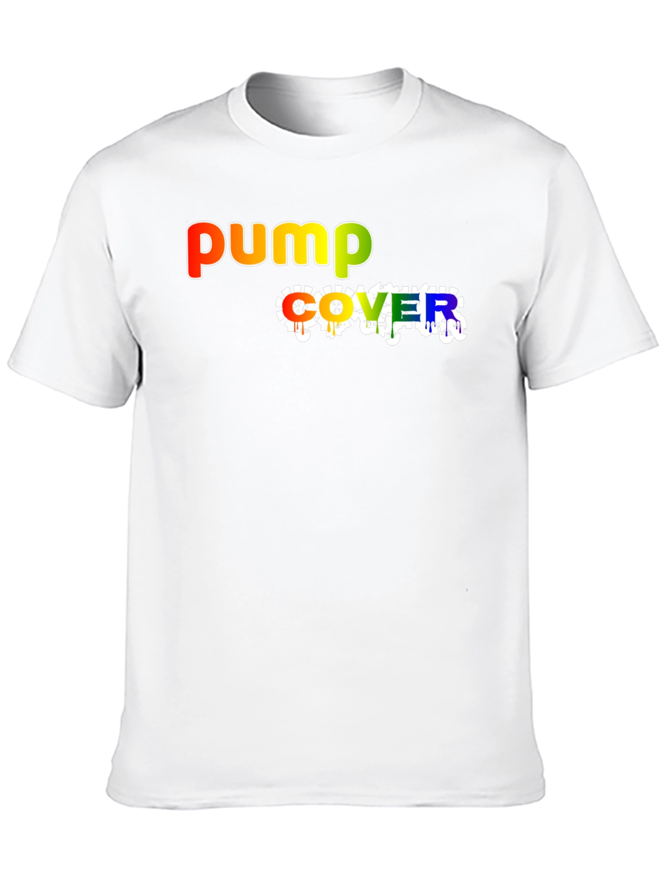 Pump Cover T-Shirt - Rainbow Graphic Tee