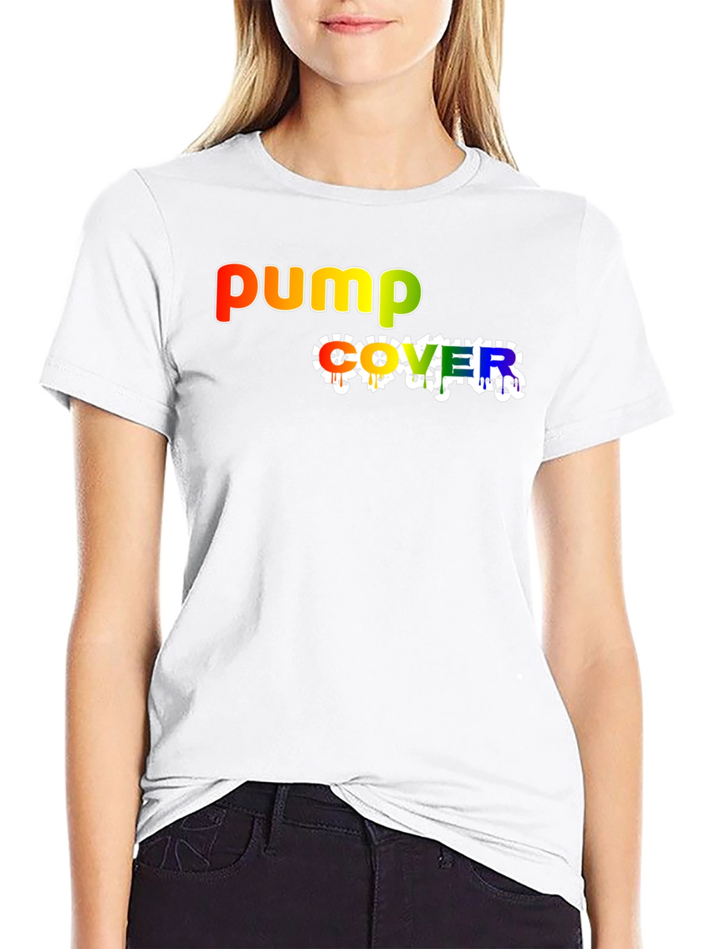 Pump Cover T-Shirt - Rainbow Graphic Tee