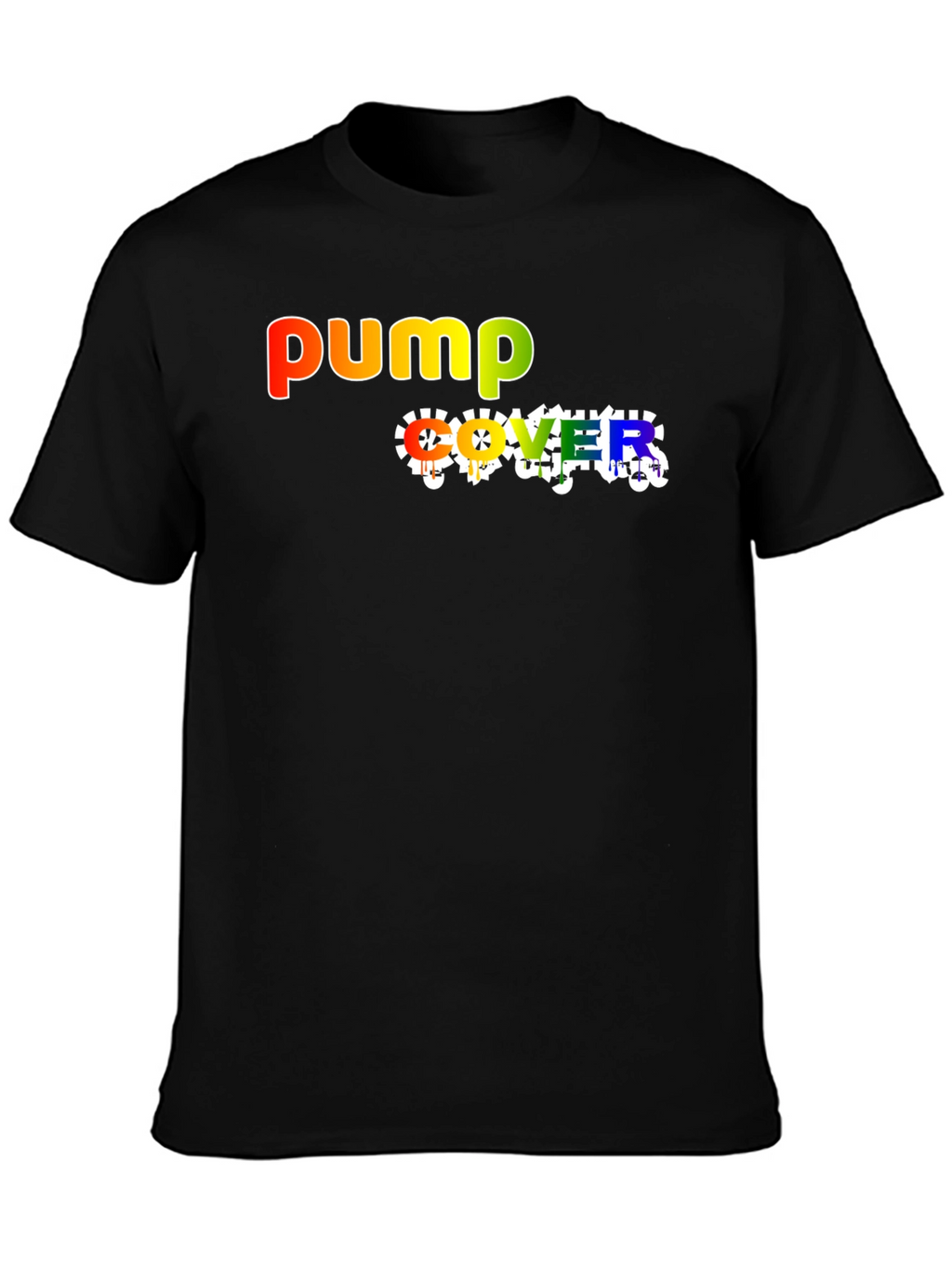 Pump Cover T-Shirt - Rainbow Graphic Tee