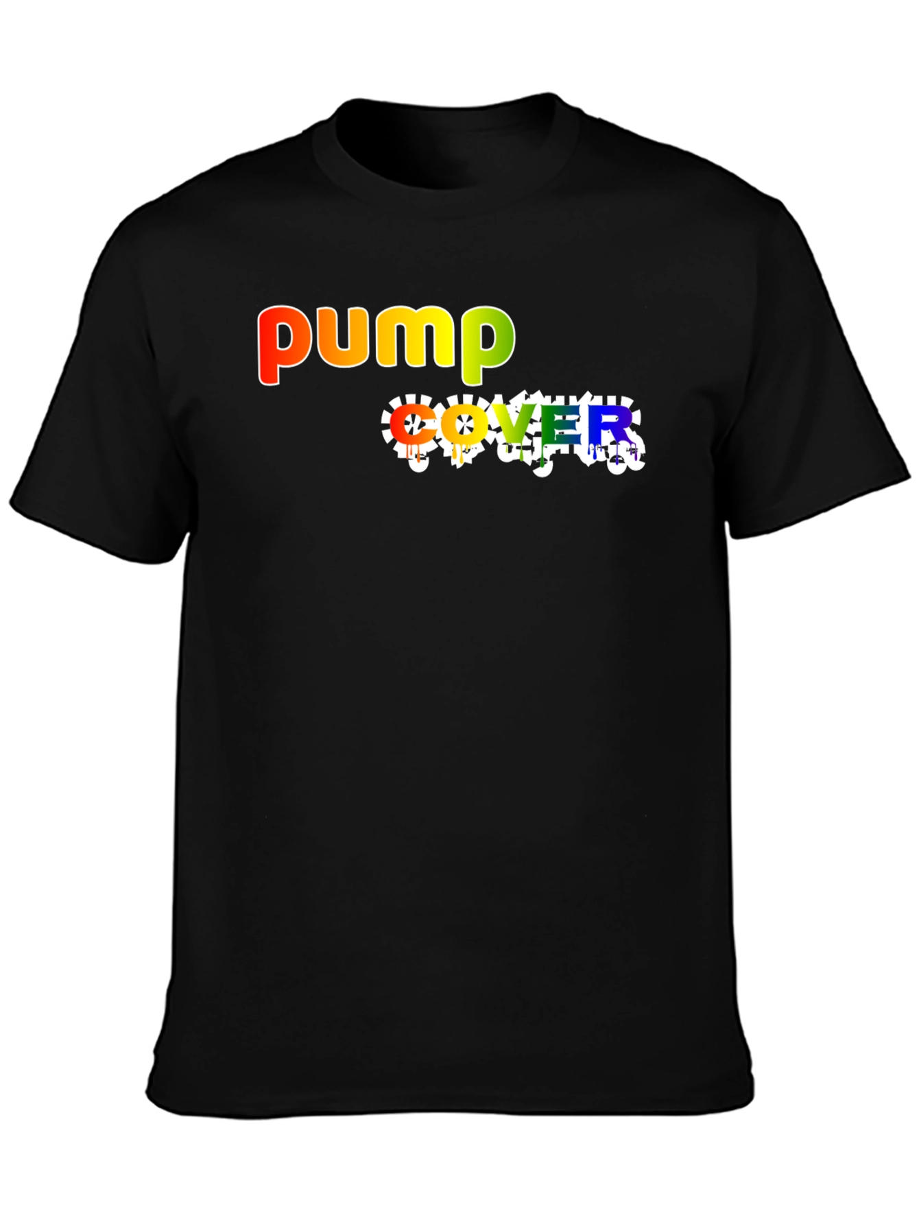 Pump Cover T-Shirt - Rainbow Graphic Tee