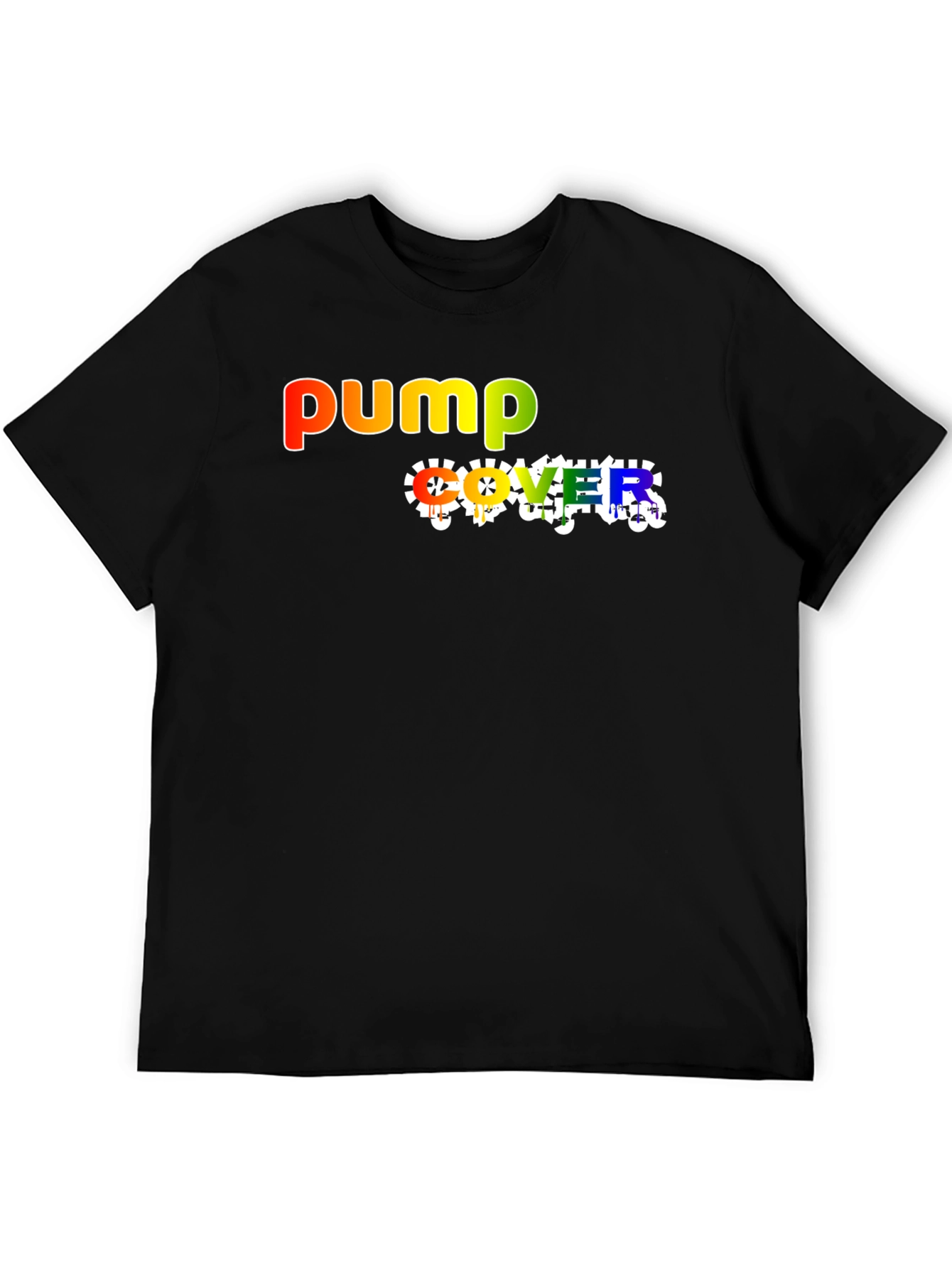 Pump Cover T-Shirt - Rainbow Graphic Tee