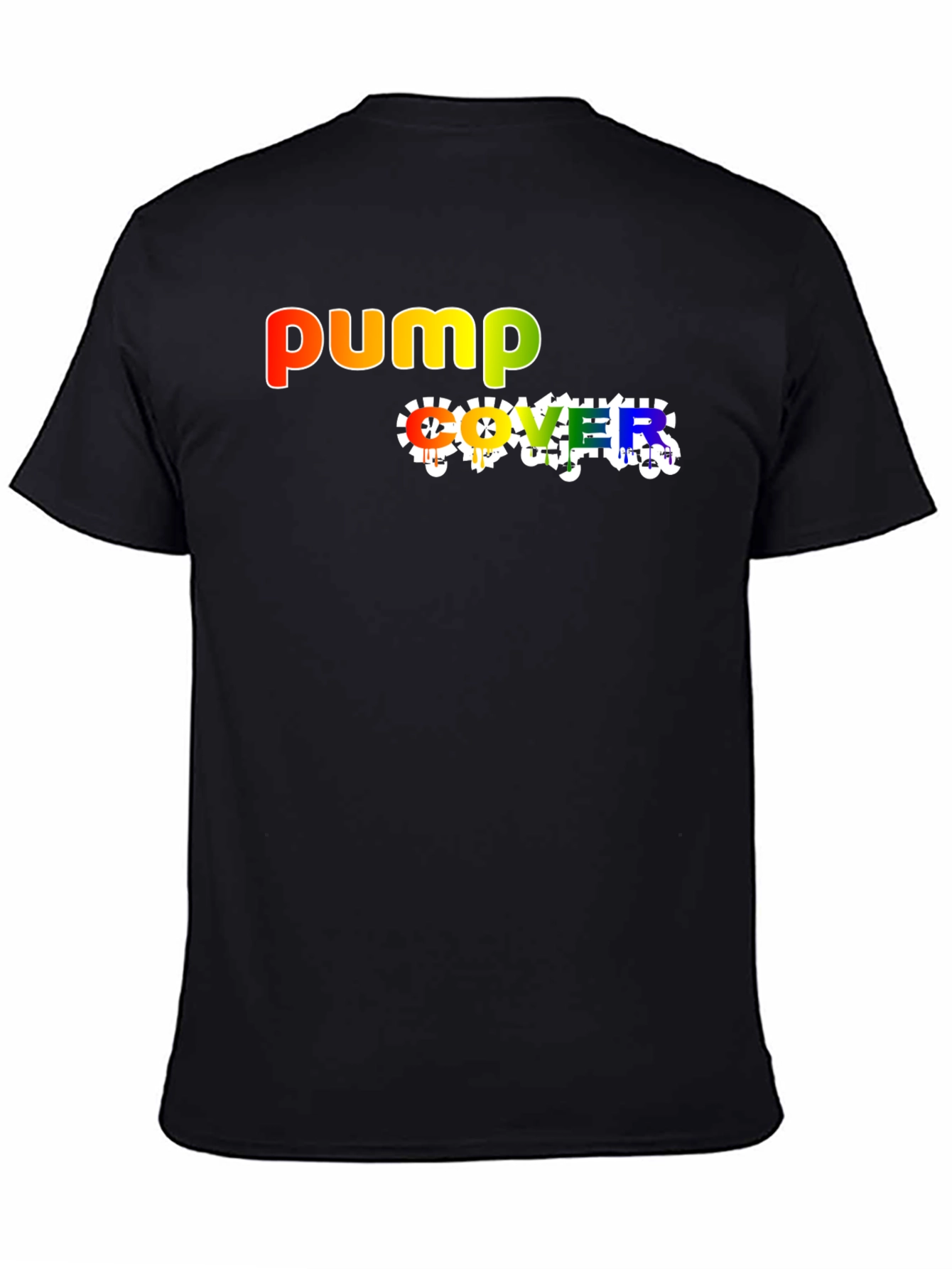 Pump Cover T-Shirt - Rainbow Graphic Tee