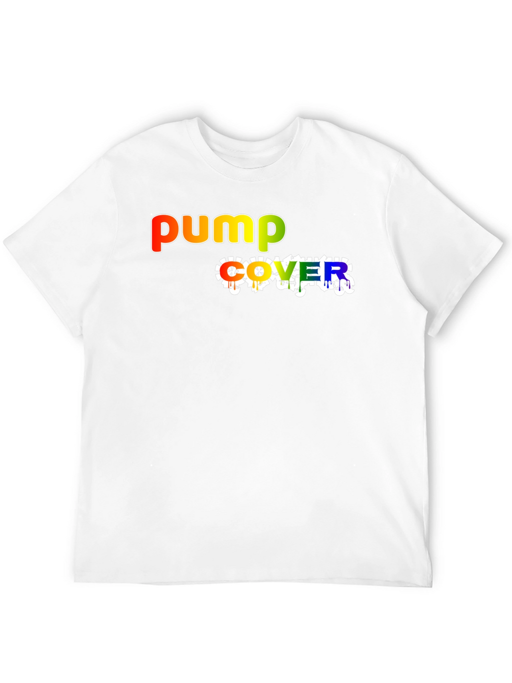 Pump Cover T-Shirt - Rainbow Graphic Tee