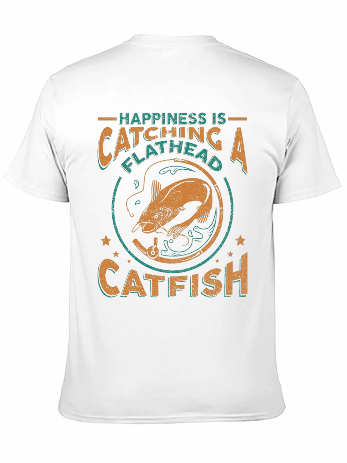 Happiness Catching Flathead Catfish Graphic Tee