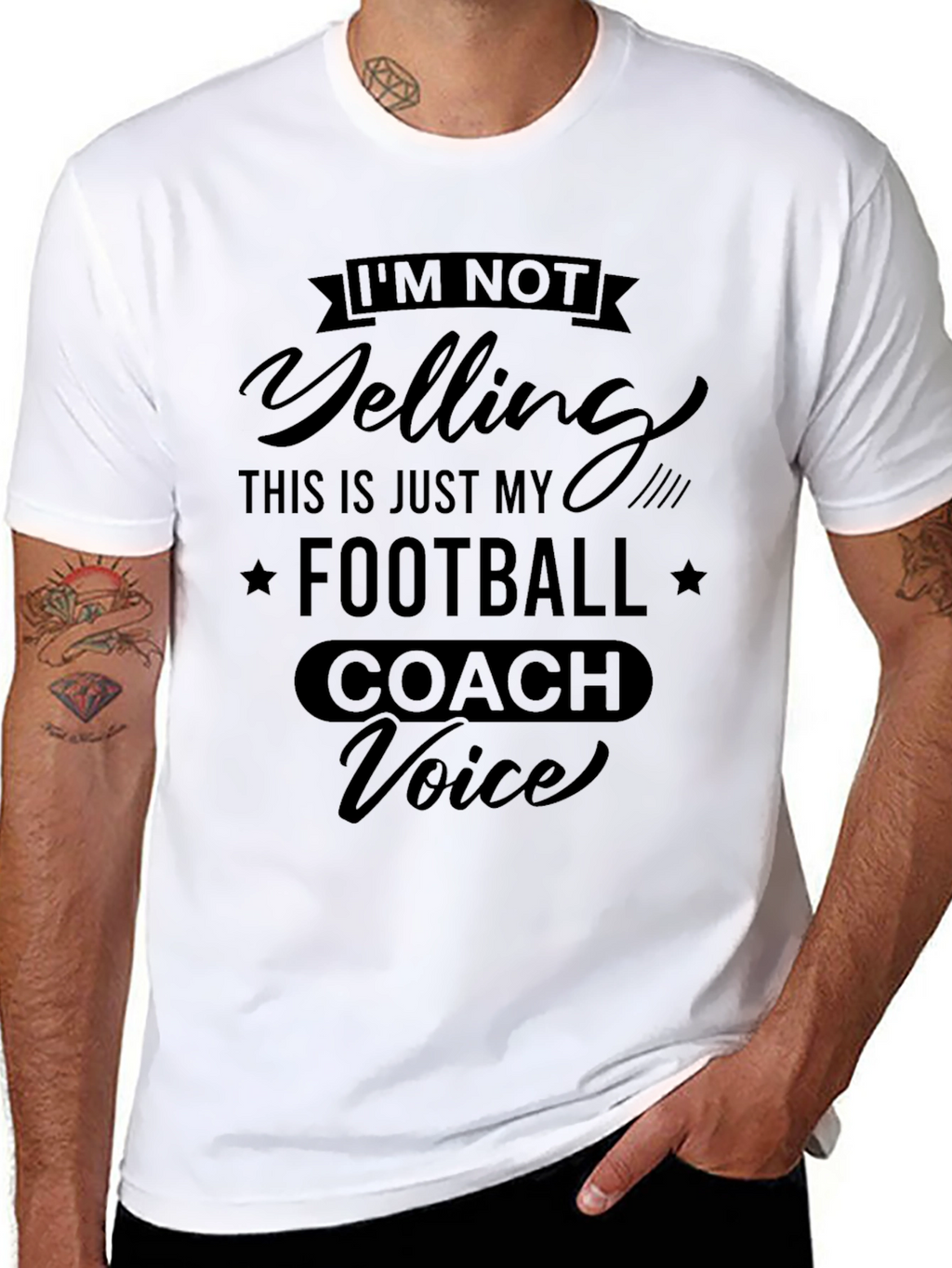 Funny Football Coach Voice T-Shirt