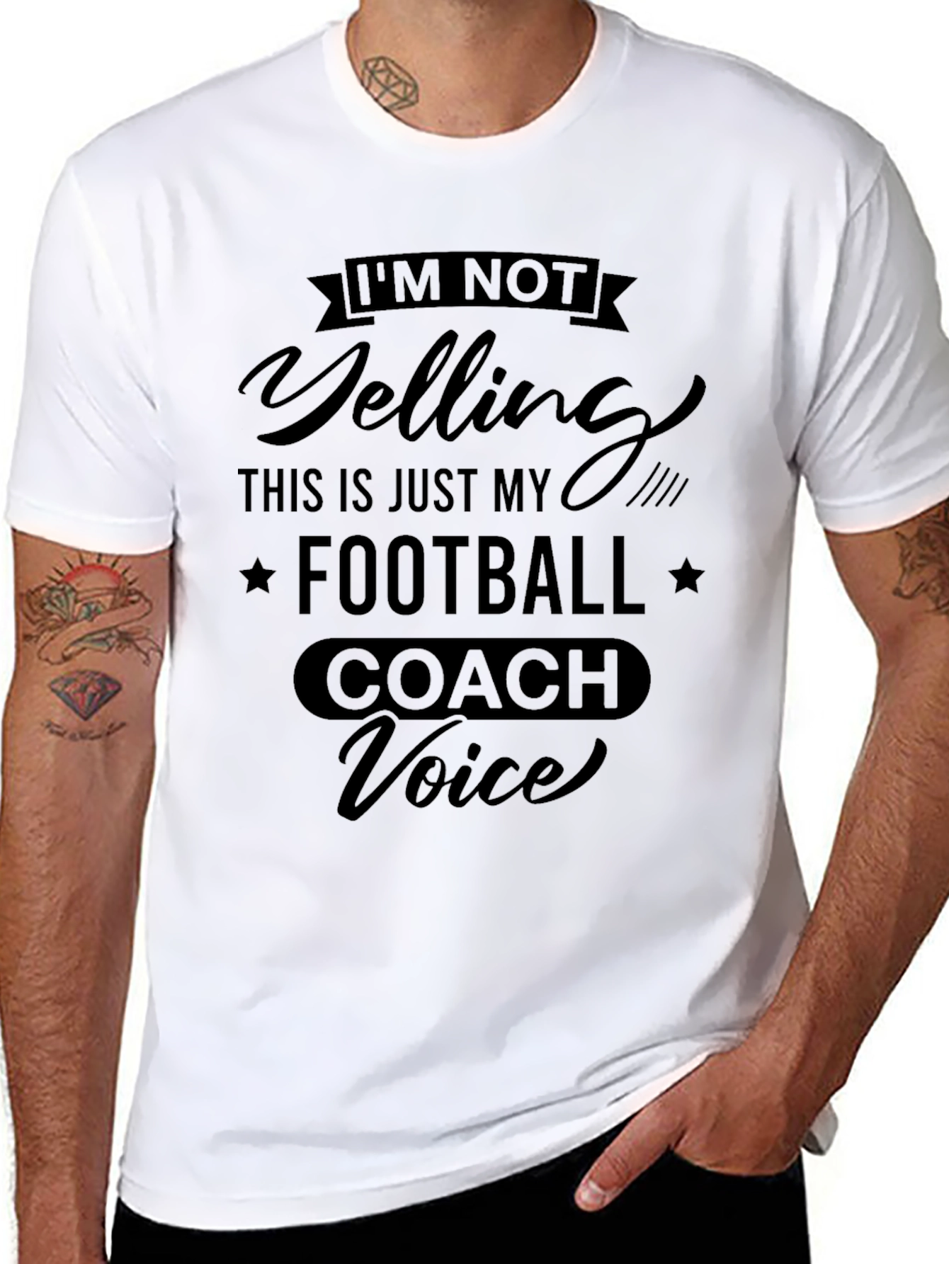 Funny Football Coach Voice T-Shirt
