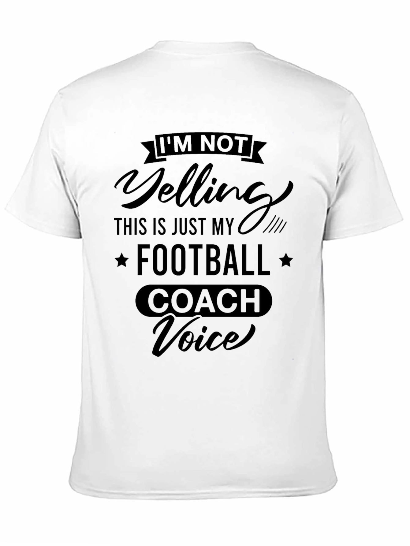 Funny Football Coach Voice T-Shirt