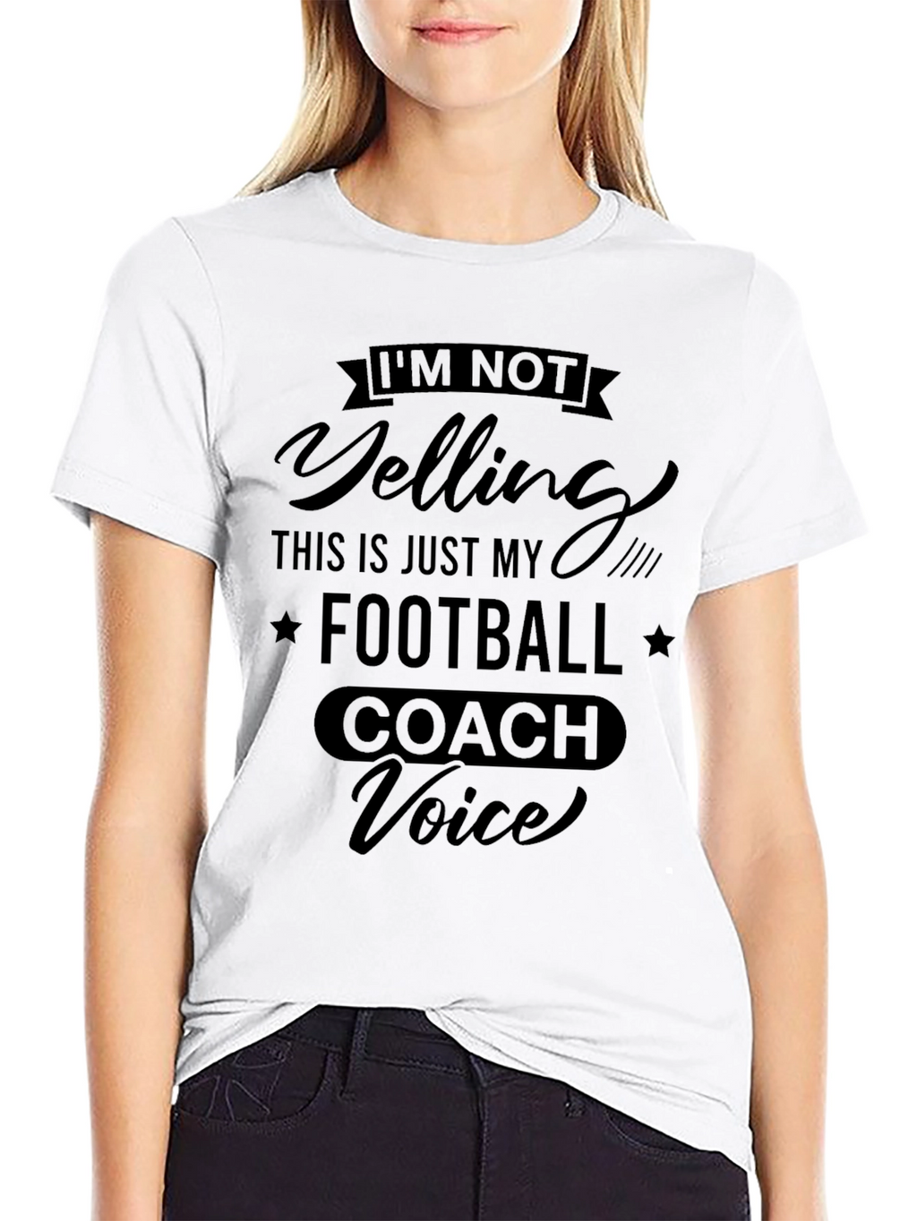 Funny Football Coach Voice T-Shirt