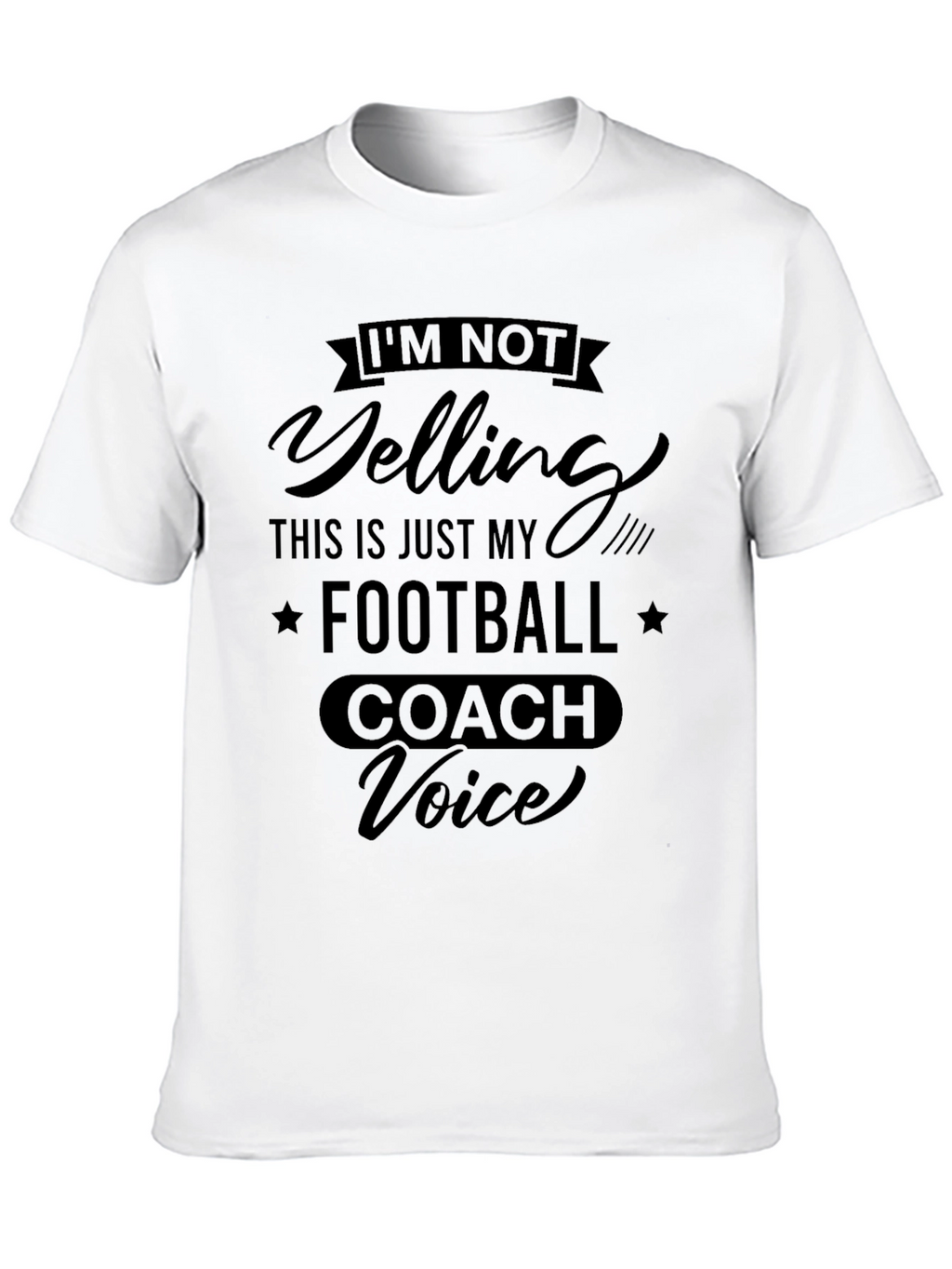 Funny Football Coach Voice T-Shirt