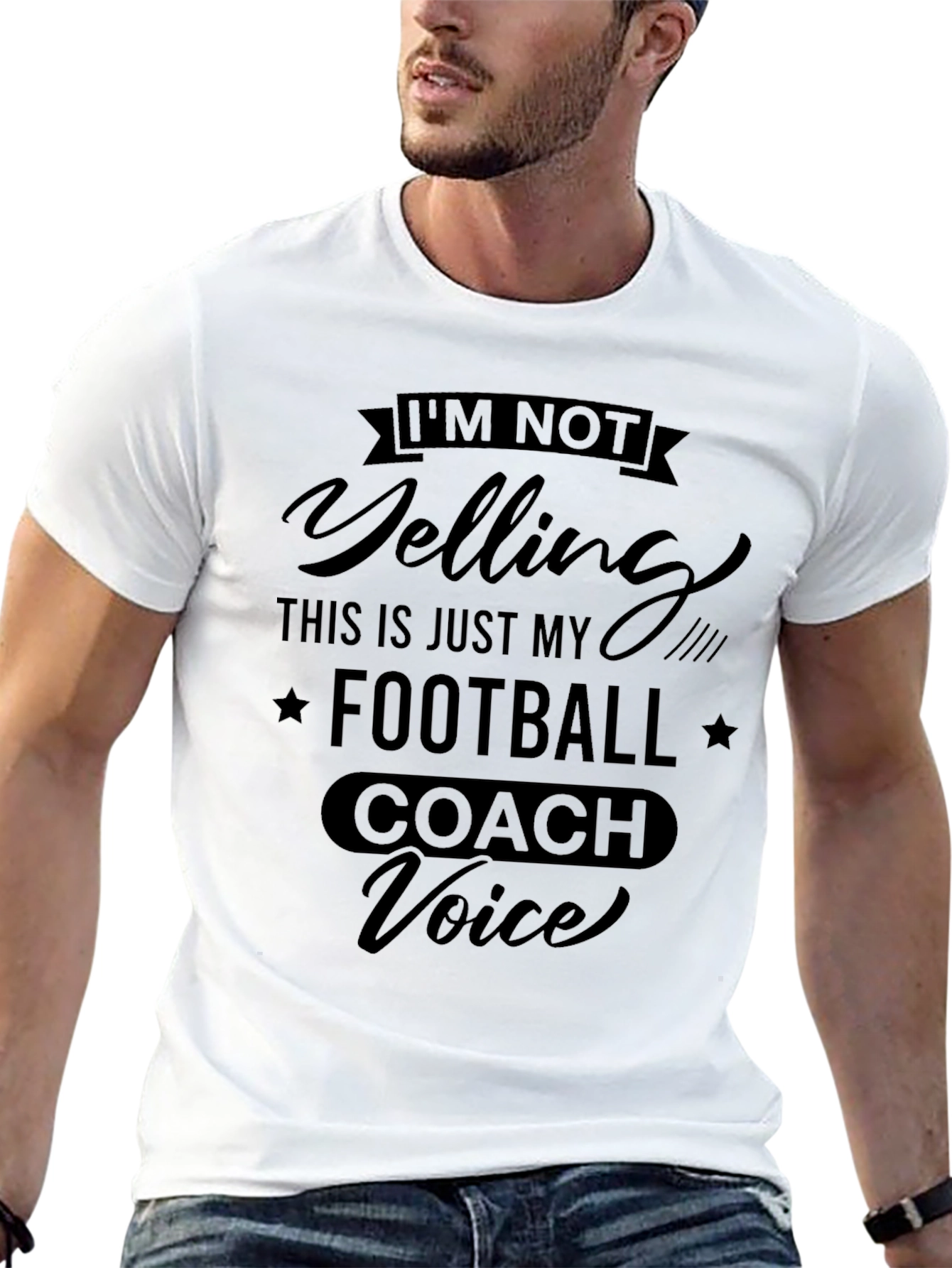 Funny Football Coach Voice T-Shirt