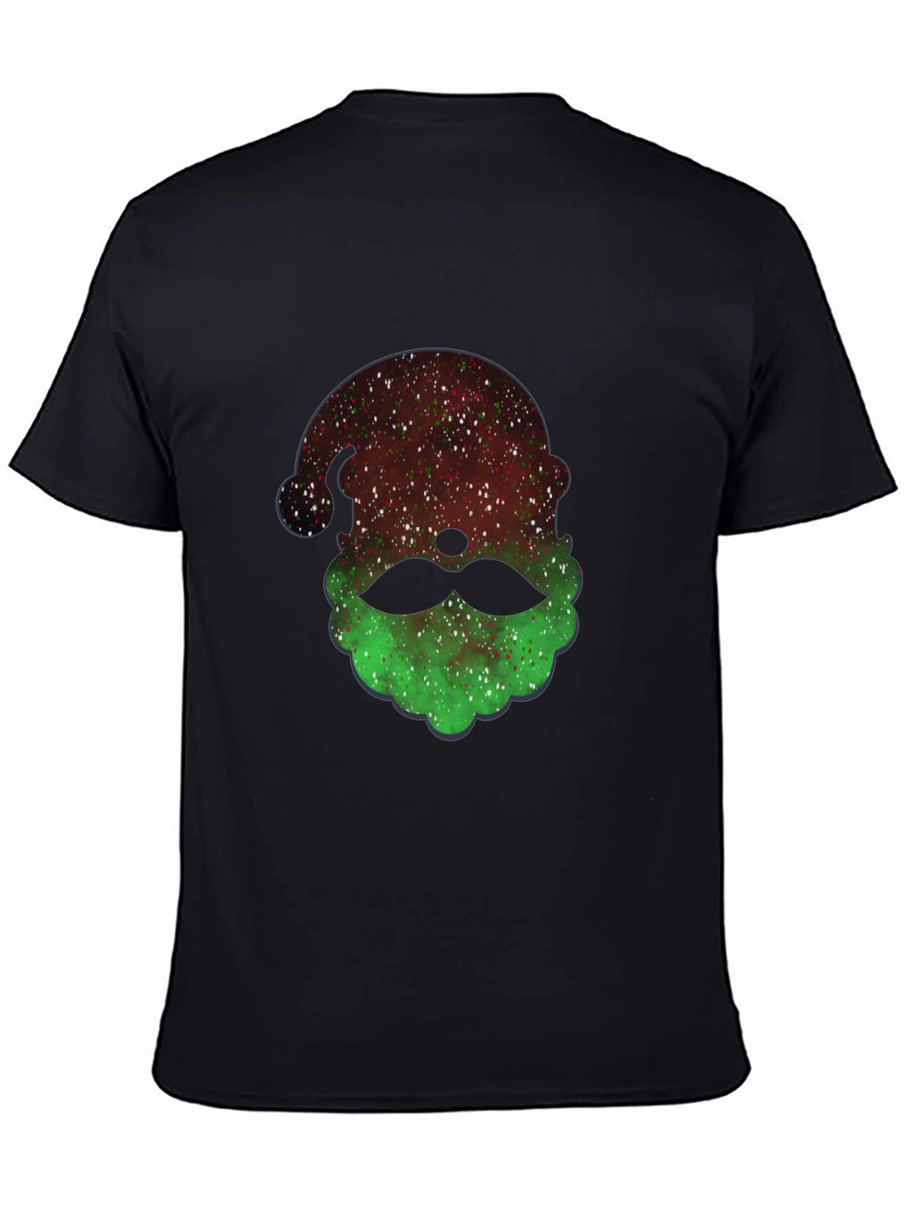 Festive Santa Head Graphic Tee