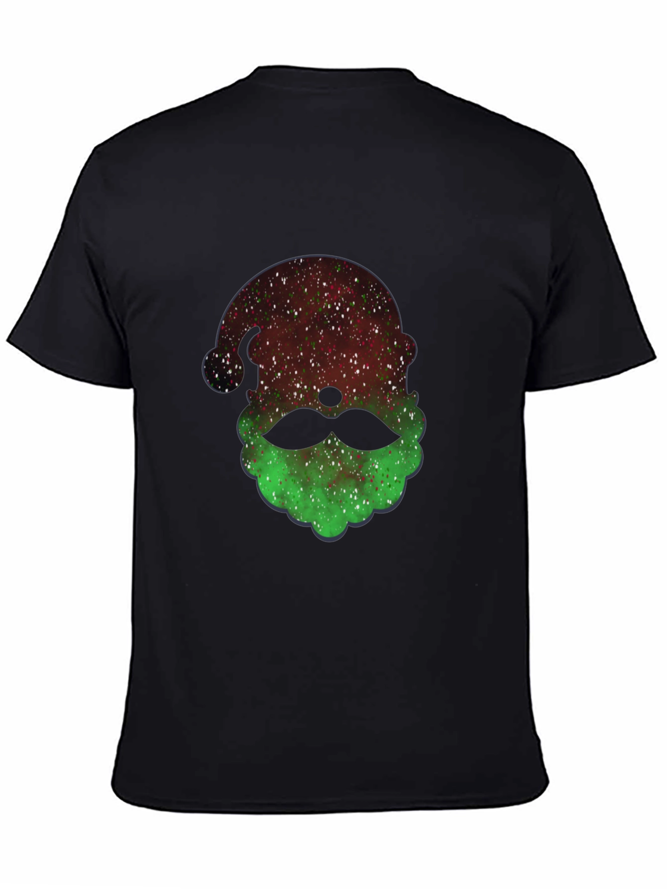 Festive Santa Head Graphic Tee
