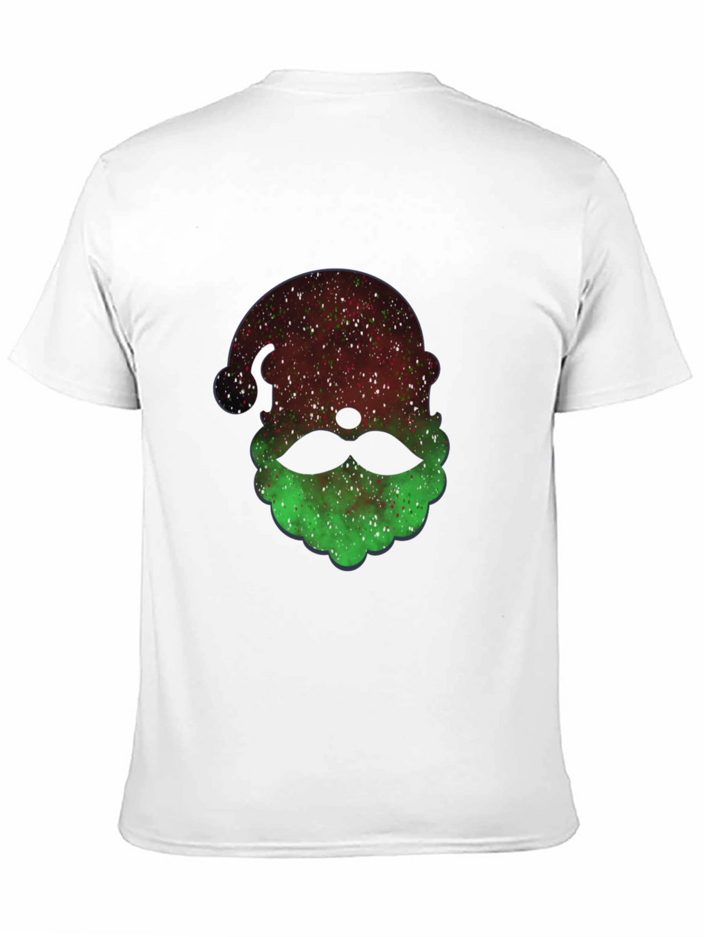 Festive Santa Head Graphic Tee