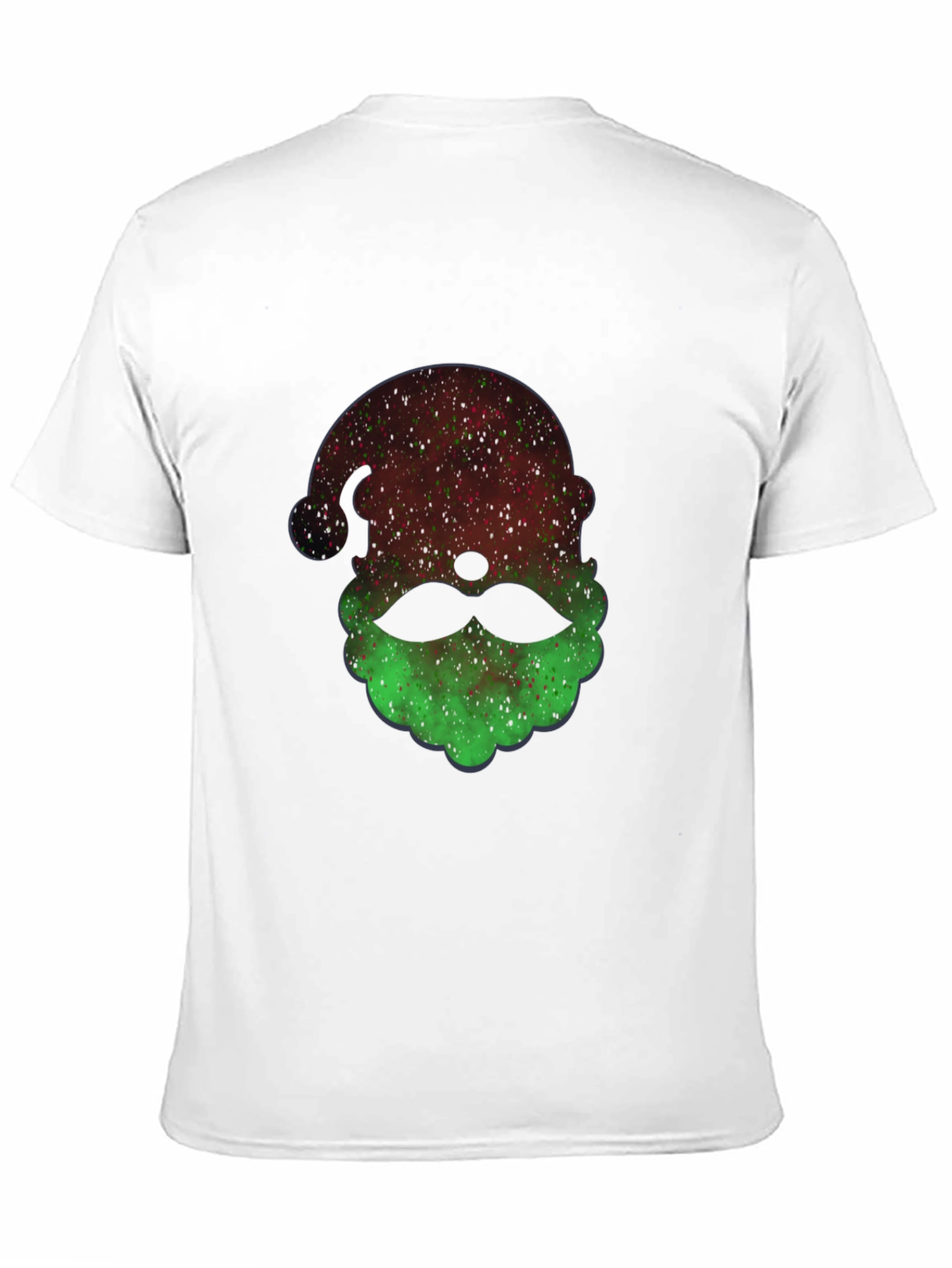 Festive Santa Head Graphic Tee